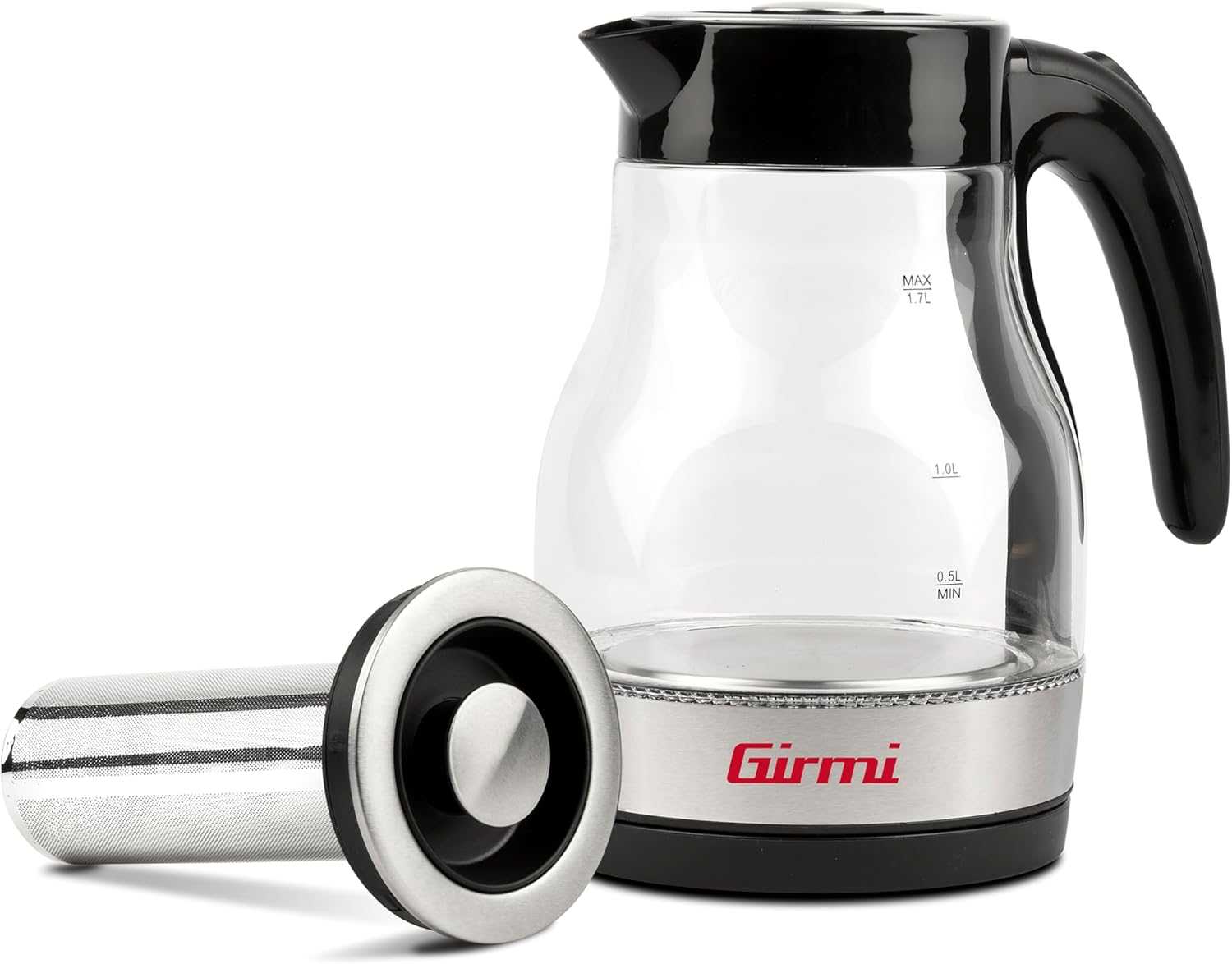 Girmi BL51 Bollitore e Tisaniera 1,7 Litri, Nero - immagine 4