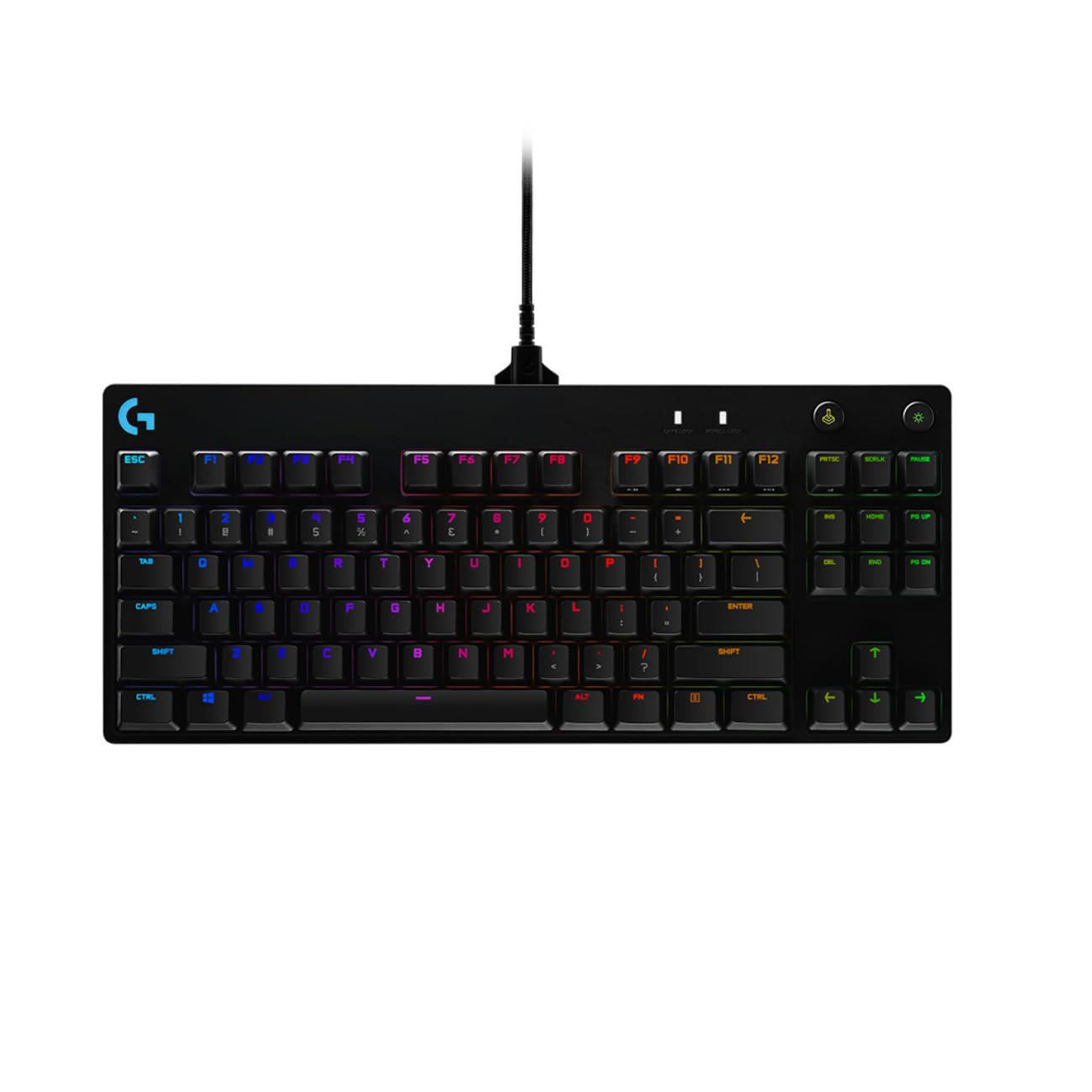 Logitech G PRO - Tastiera Gaming Meccanica USB QWERTZ, Nera