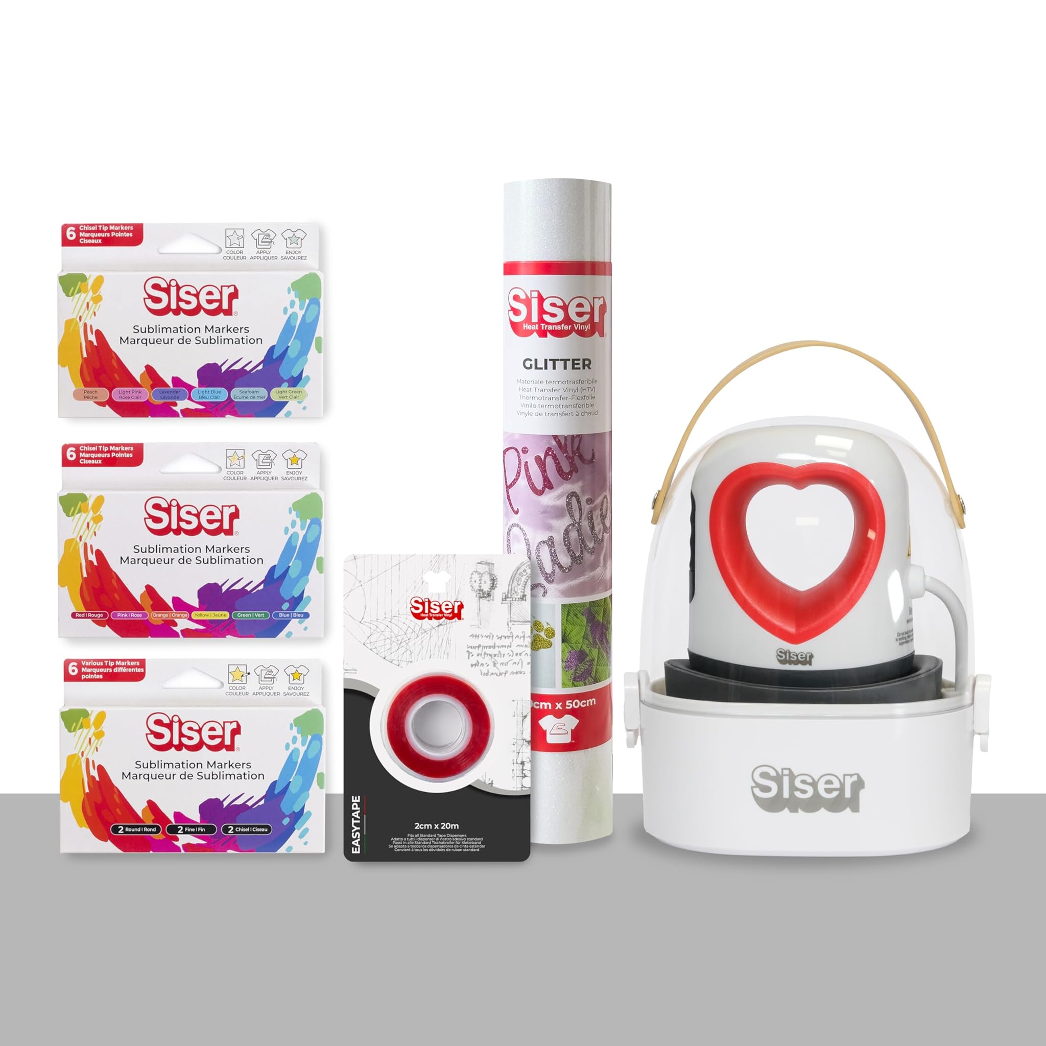 Siser Baby Press Pacchetto Subli - Mini Pressa a Caldo