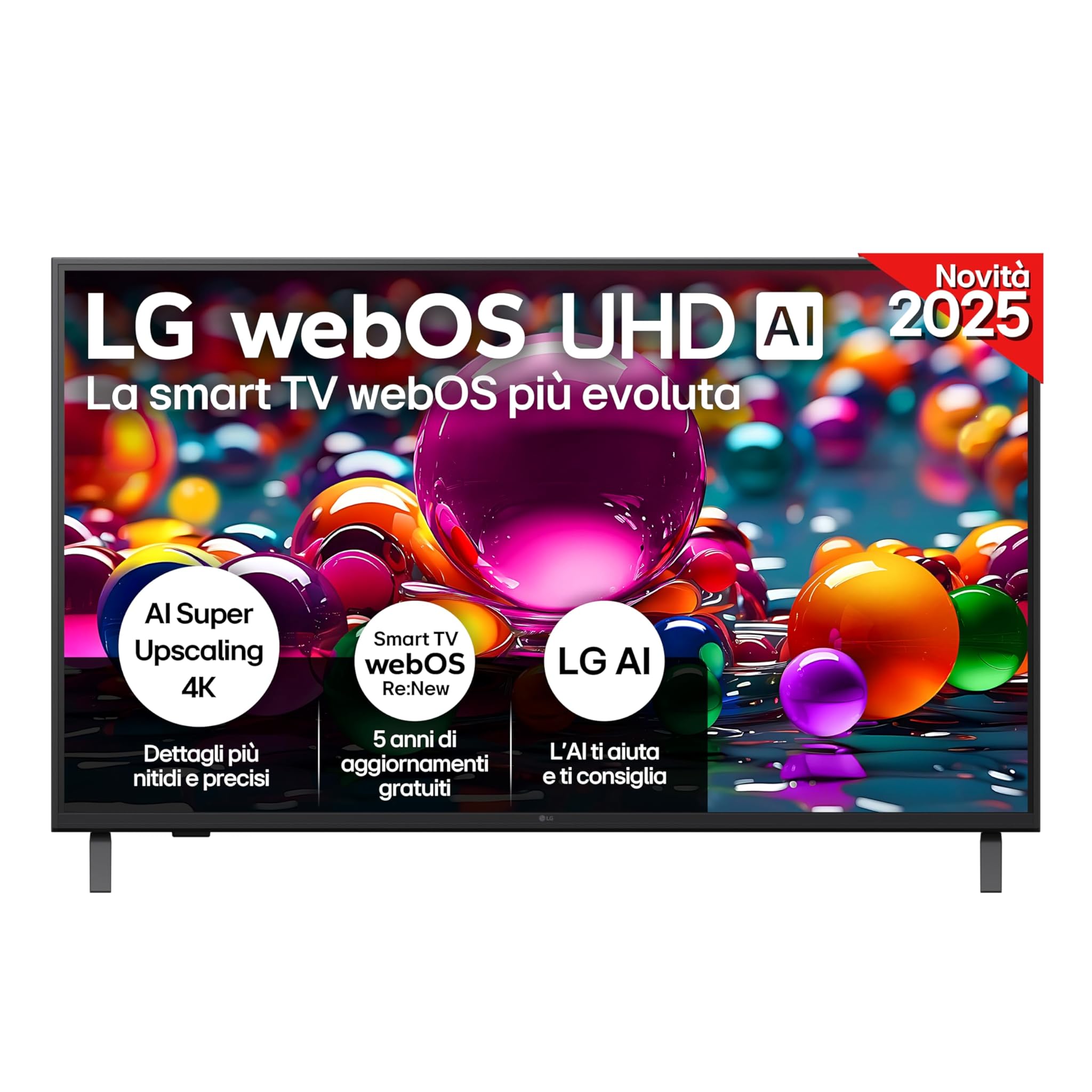 Lg webOS UHD AI UA75 TV 43 pollici Smart TV 4K