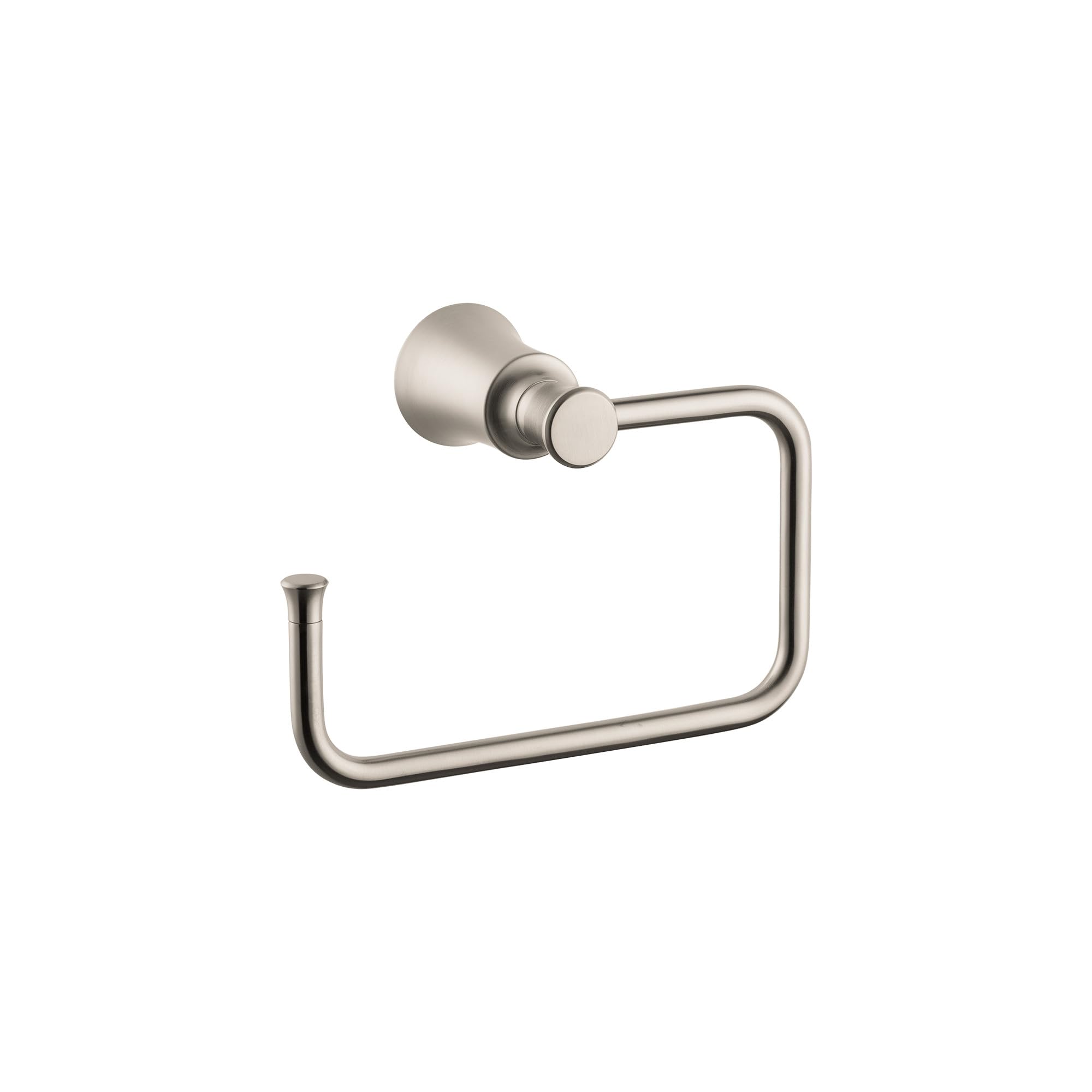 hansgrohe Portasciugamani ad anello da 20,3 cm, in nichel spazzolato, 04786820