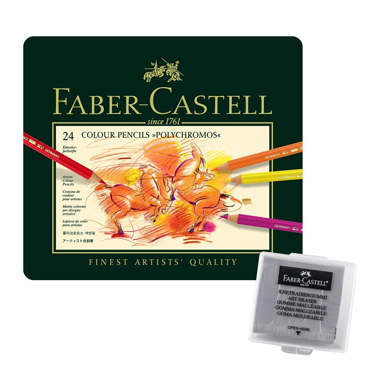 Faber-castell 110024 - Matite Polychromos 24 pezzi