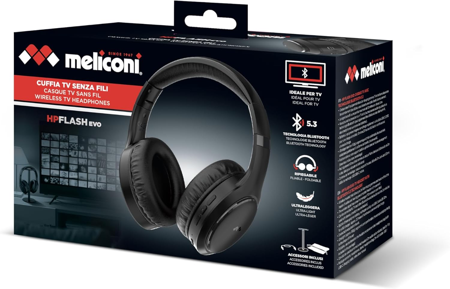Meliconi Cuffie Flash EVO - Wireless Bluetooth 5.3 - immagine 5