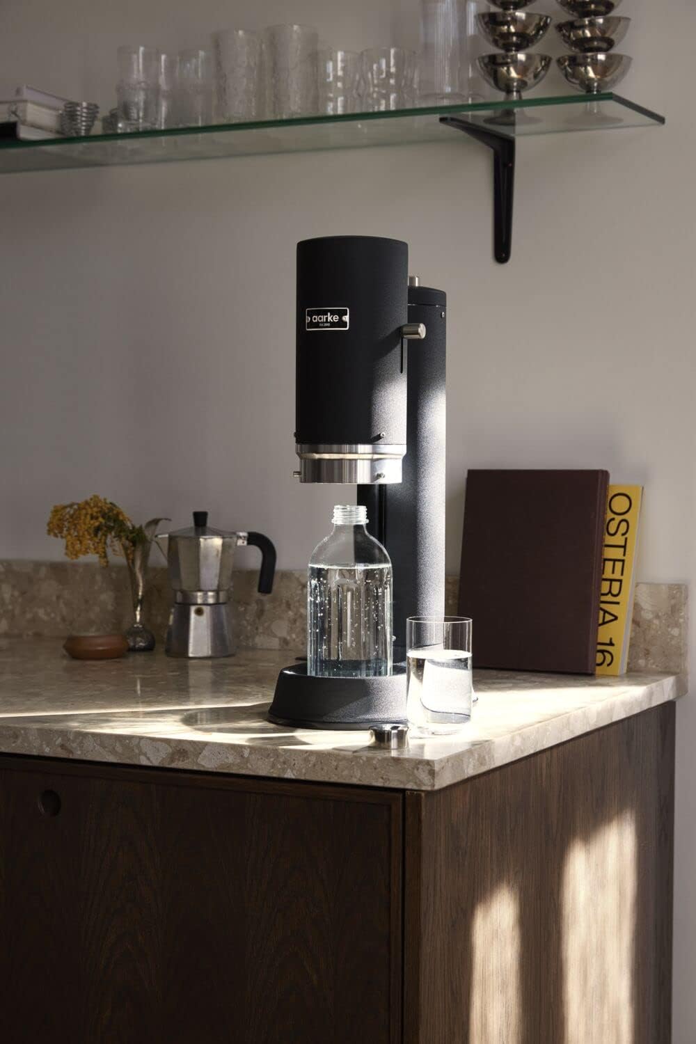 Aarke Carbonator Pro - Gasatore d’Acqua con Bottiglia Vetro - immagine 2