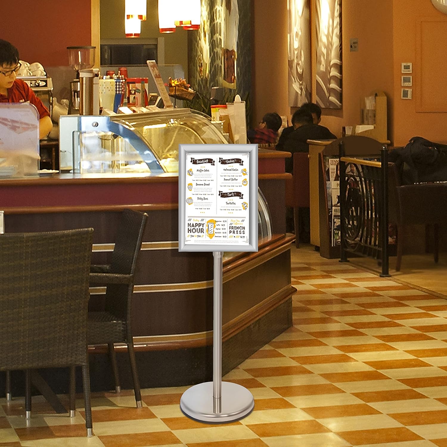 Belle Vous Espositore A4 Poster Board Argento - immagine 6