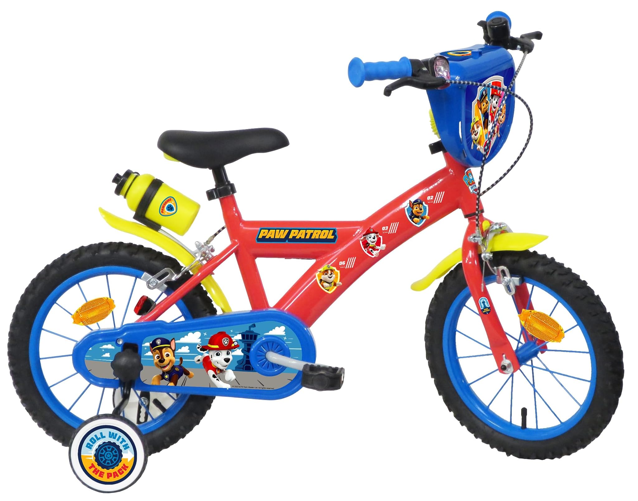 Vélo Atlas Bicicletta Bambino Paw Patrol 14' Rossa