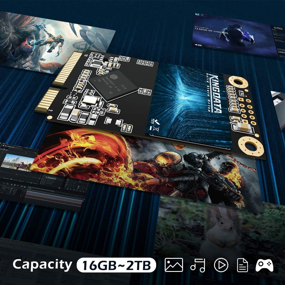 Kingdata Msata SSD Sata III Interno 1 TB - immagine 2