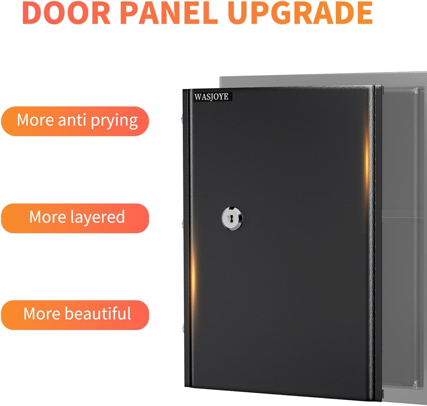 Wasjoye Cassaforte con Chiave 49L, 45x35x31CM - immagine 3