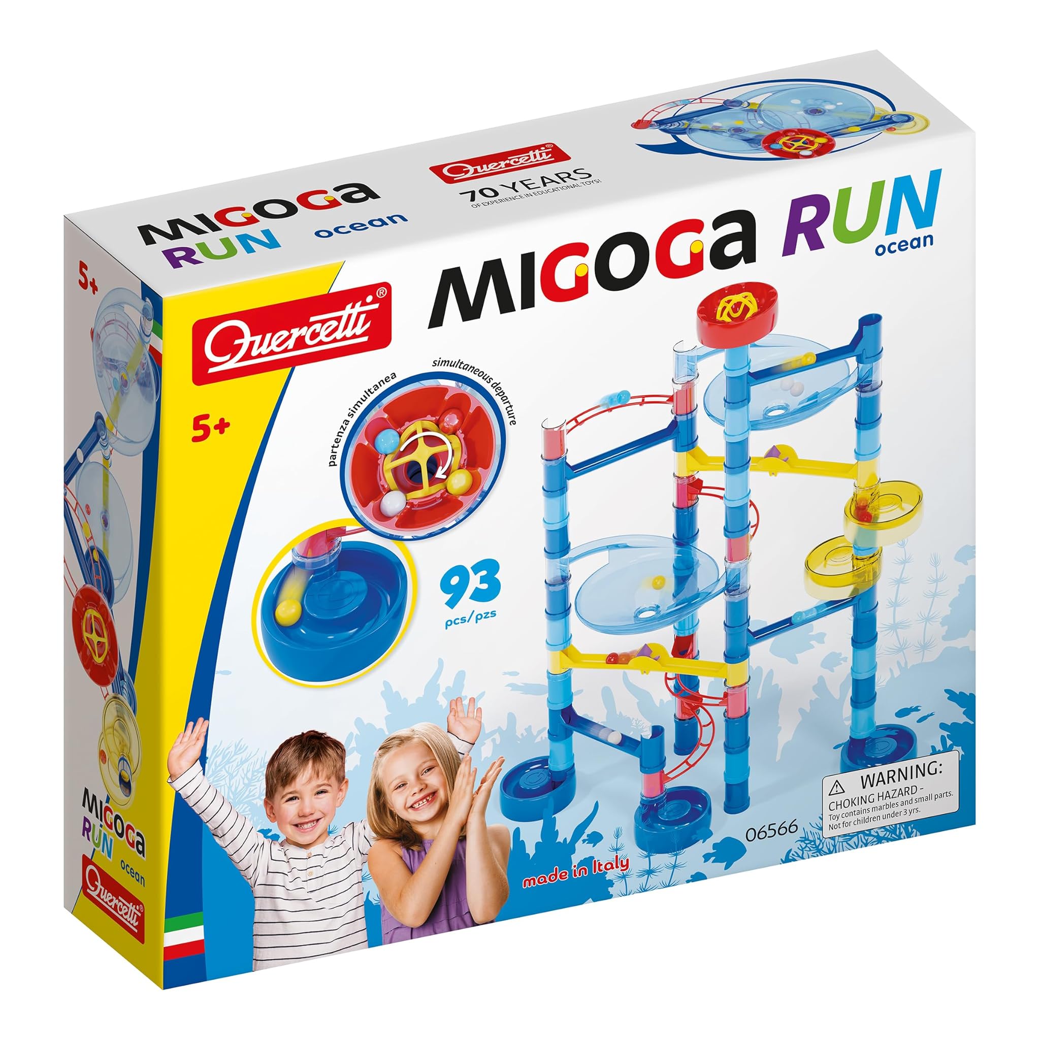 Quercetti Migoga Ocean - Pista Biglie per Bambini