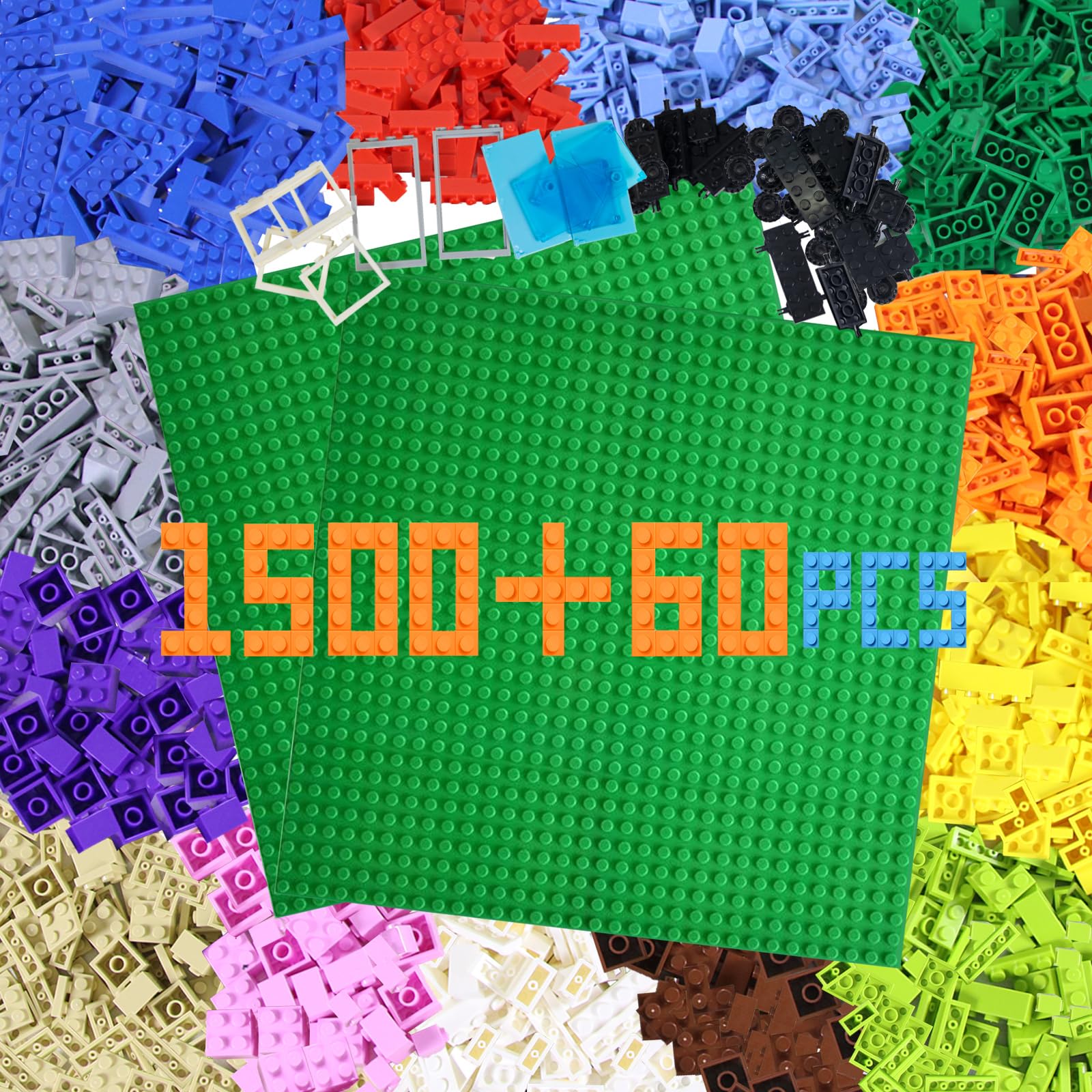 1560 Pezzi Blocchi Base Classici Compatibili