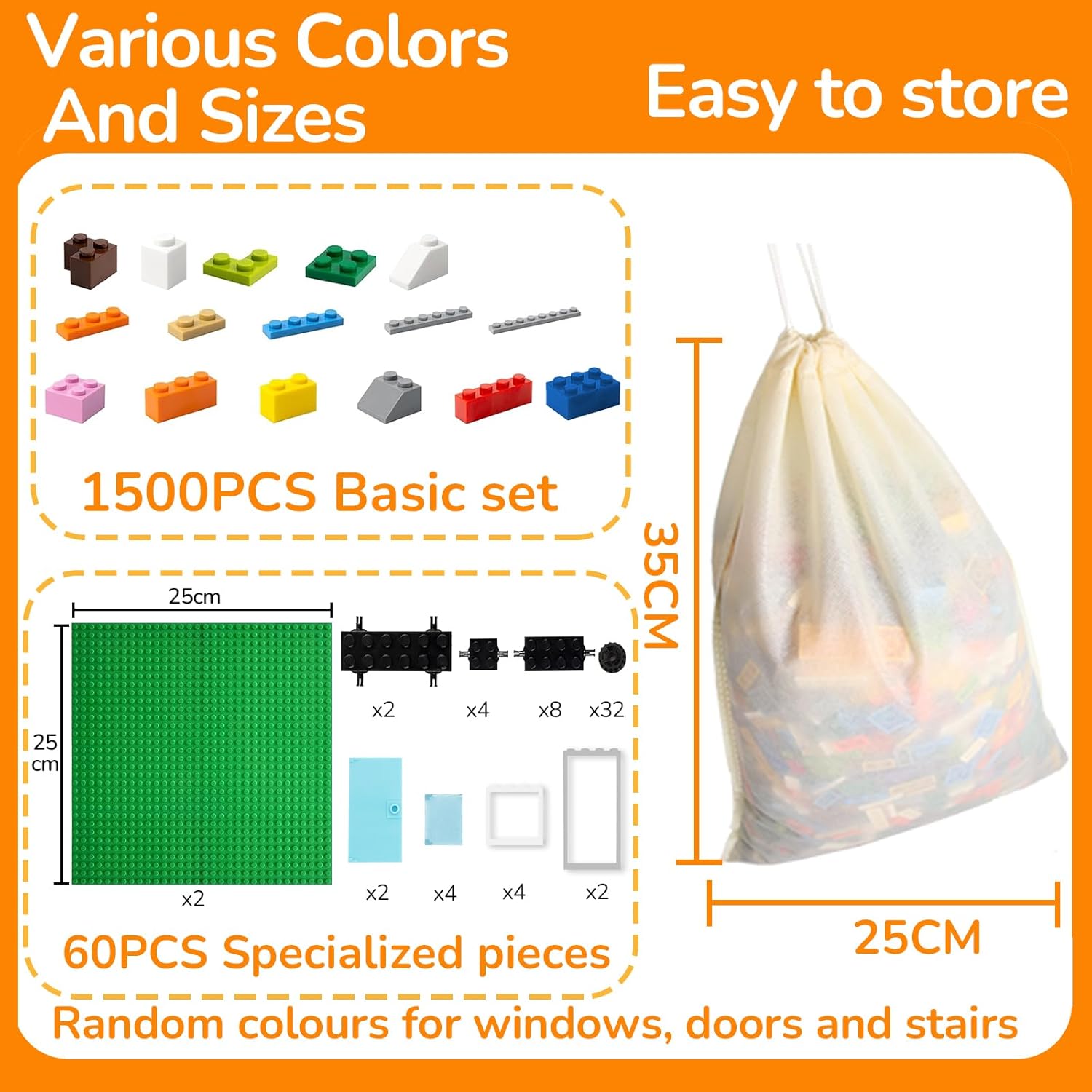 1560 Pezzi Blocchi Base Classici Compatibili - immagine 2