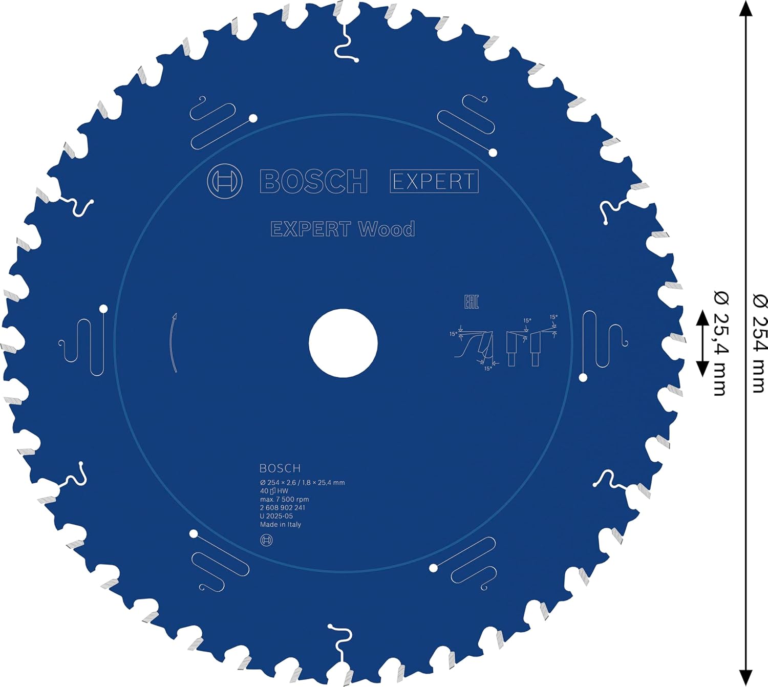 Bosch Lama Sega Circolare EXPERT per Wood Cablata - immagine 3