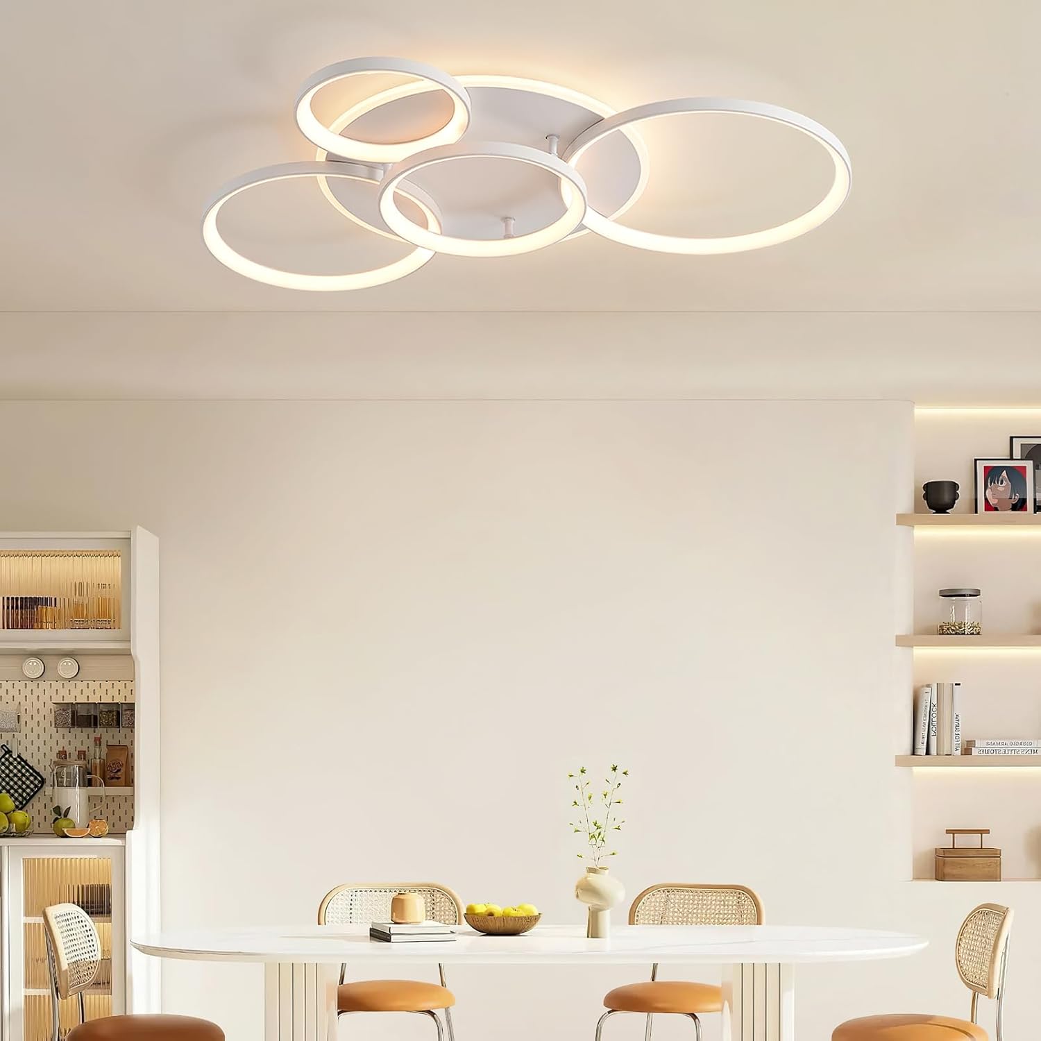 Mounm Plafoniera LED Soffitto Moderna Dimmerabile 60W - immagine 6