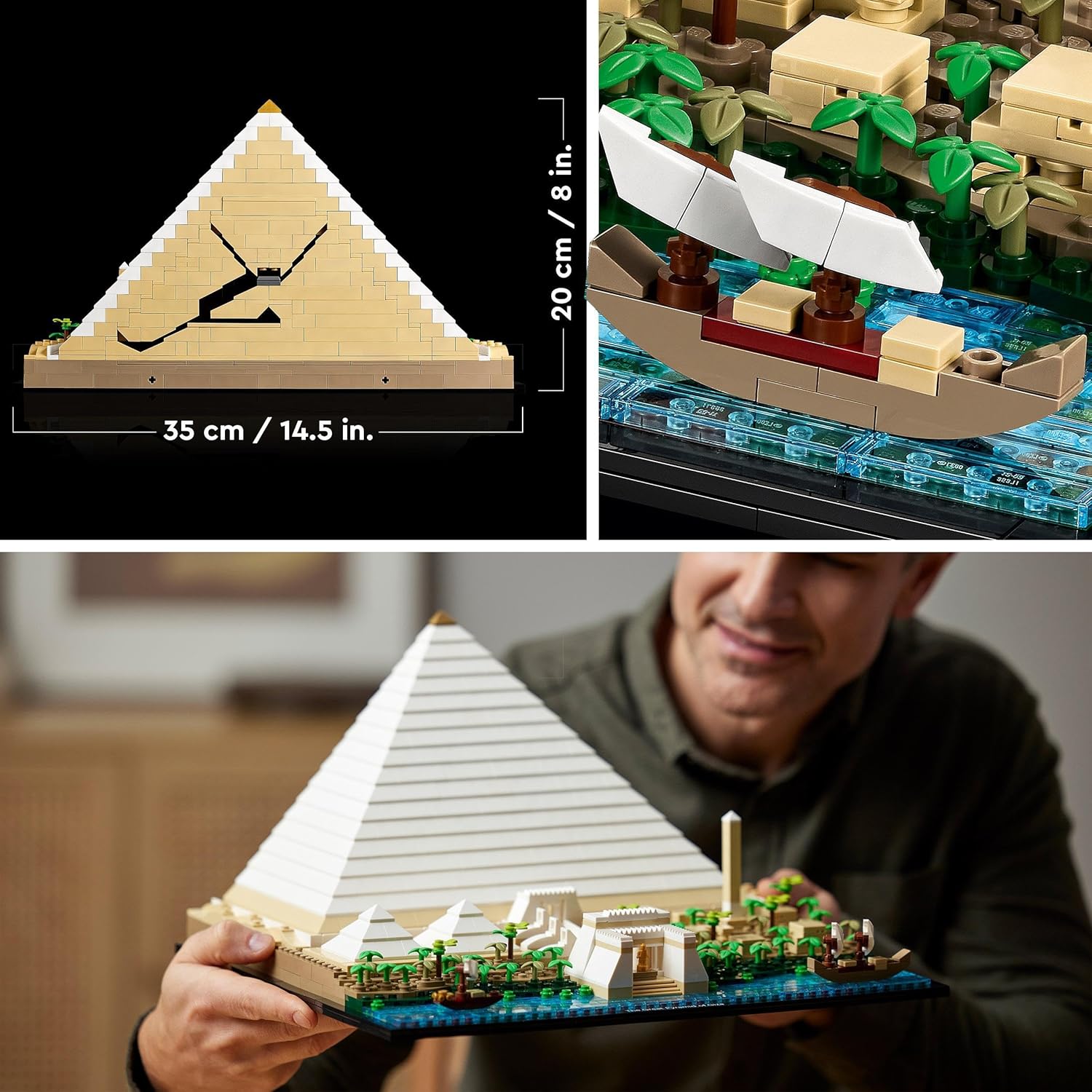 Lego Architecture La Grande Piramide di Giza 21058 - immagine 7