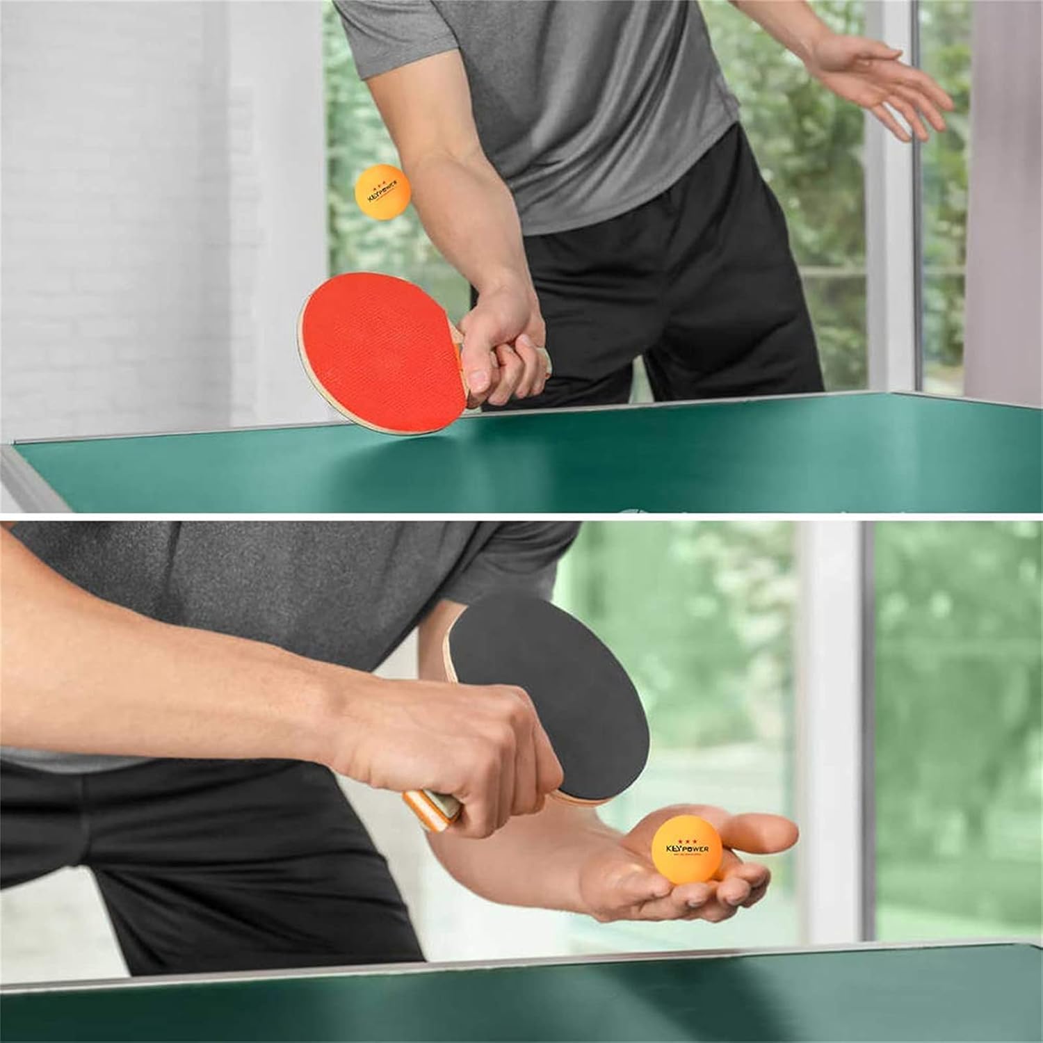 ENG 3-Star Premium Quality Table Tennis, D40+ABS Materiale Ping Pong Balls - immagine 7