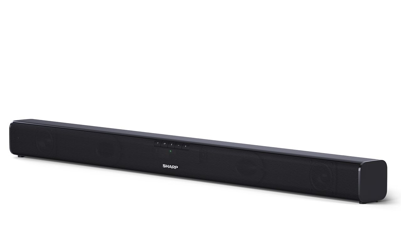 Sharp HT-SB110 Soundbar 90W 2.0, Nero Lucido