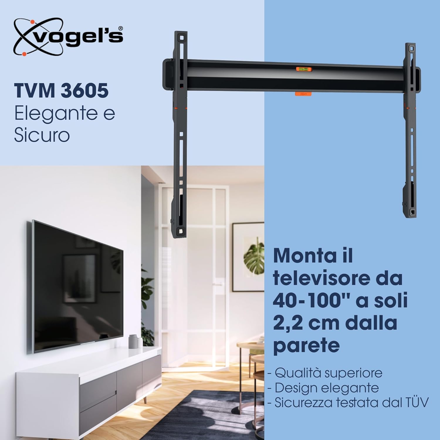 Vogel’s TVM 3605 Supporto TV Fisso 40-100 pollici - immagine 2