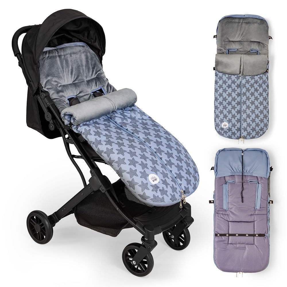 Interbaby Sacco Passeggino Invernale Universale, Grigio
