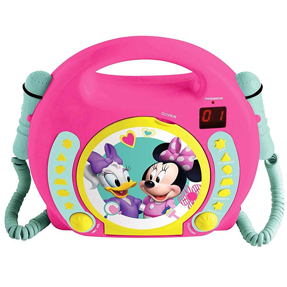 Lexibook RCDK100MN - Lettore CD Disney Minnie, Rosa
