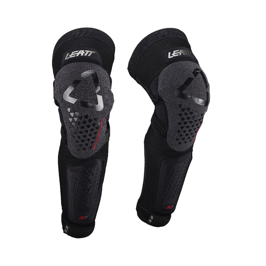 Leatt 5025202500, Knee Protector 3DF 5.0 Evo Ext Nero S Unisex-Adult, Black