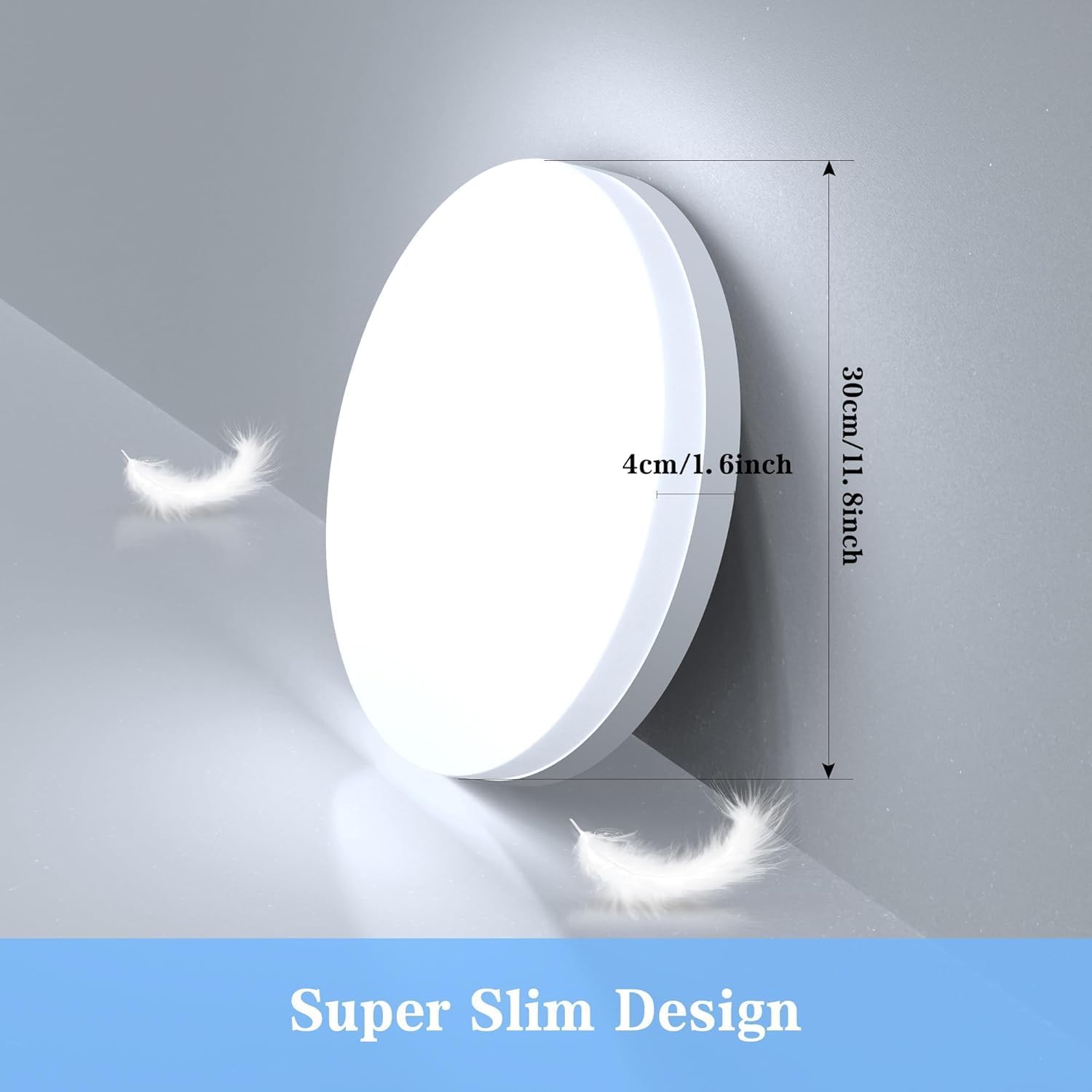 Easy Eagle Plafoniera LED Soffitto 48W 6500K (Pack of 2) - immagine 3