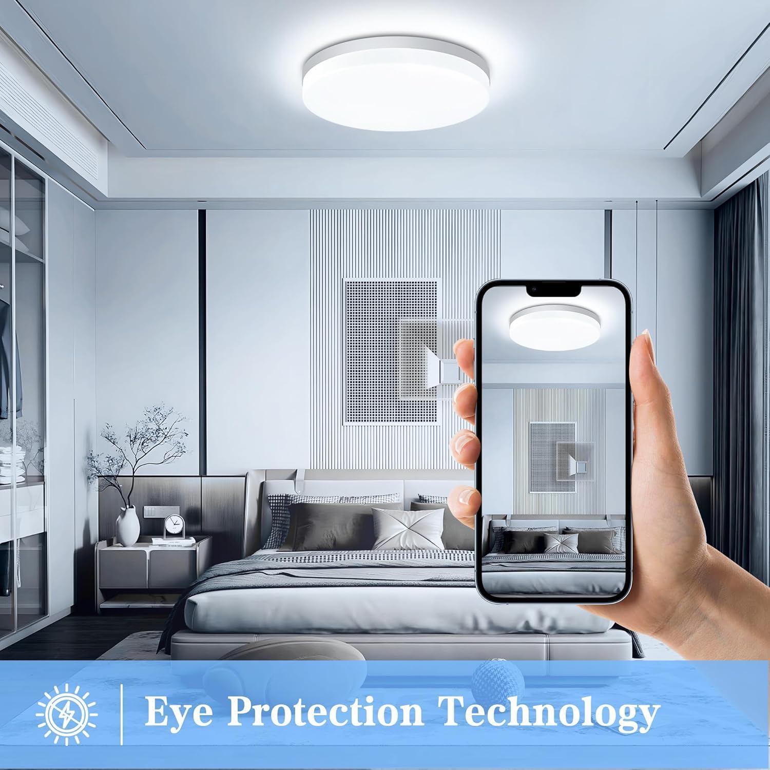 Easy Eagle Plafoniera LED Soffitto 48W 6500K (Pack of 2) - immagine 4