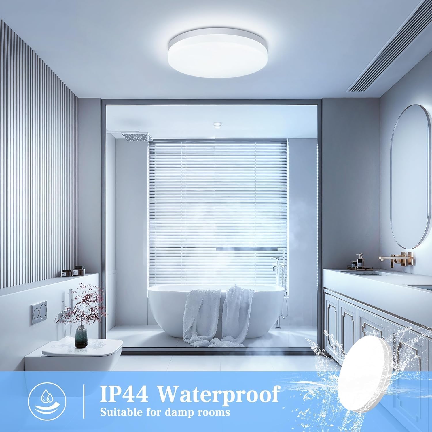 Easy Eagle Plafoniera LED Soffitto 48W 6500K (Pack of 2) - immagine 6