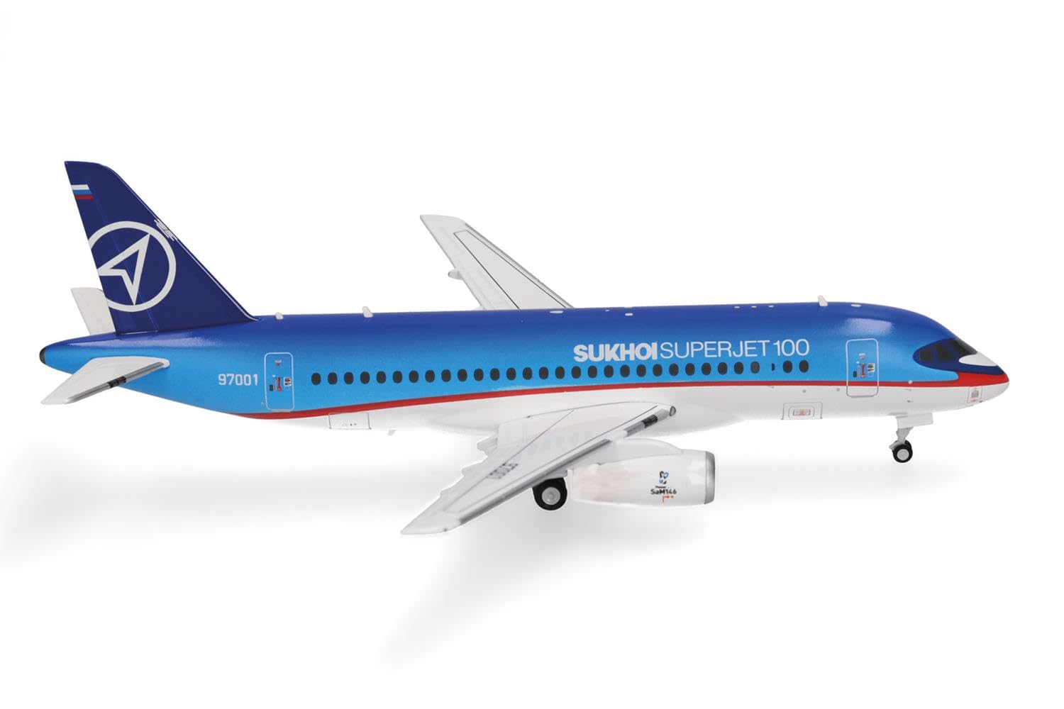 herpa Modello Aereo Sukhoi Superjet 100-97001 1:200