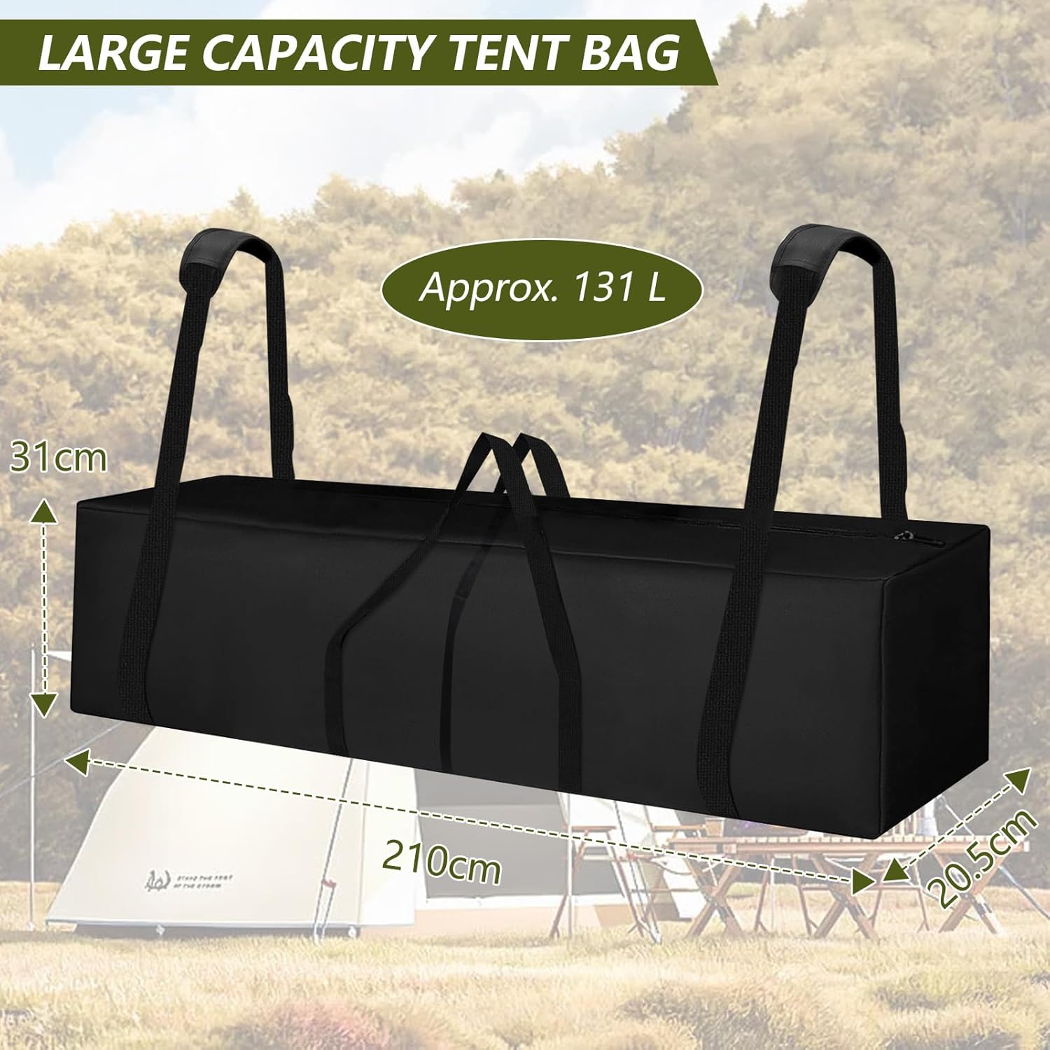 PEESHON Borsa da Tenda 210 cm - immagine 2