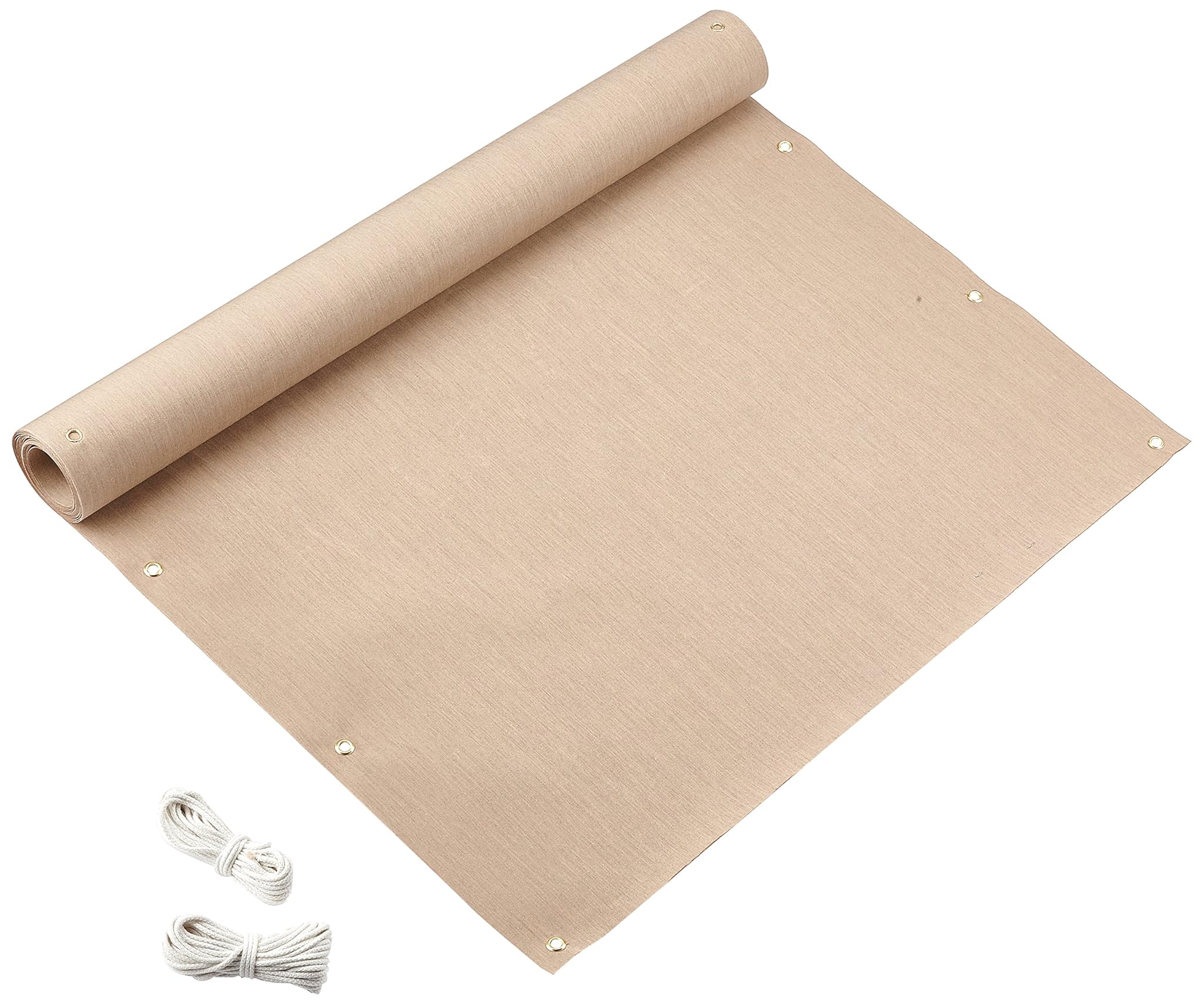 Angerer Paravista per Balcone Design Style Fango, 90 cm, Lunghezza: 6 Metro