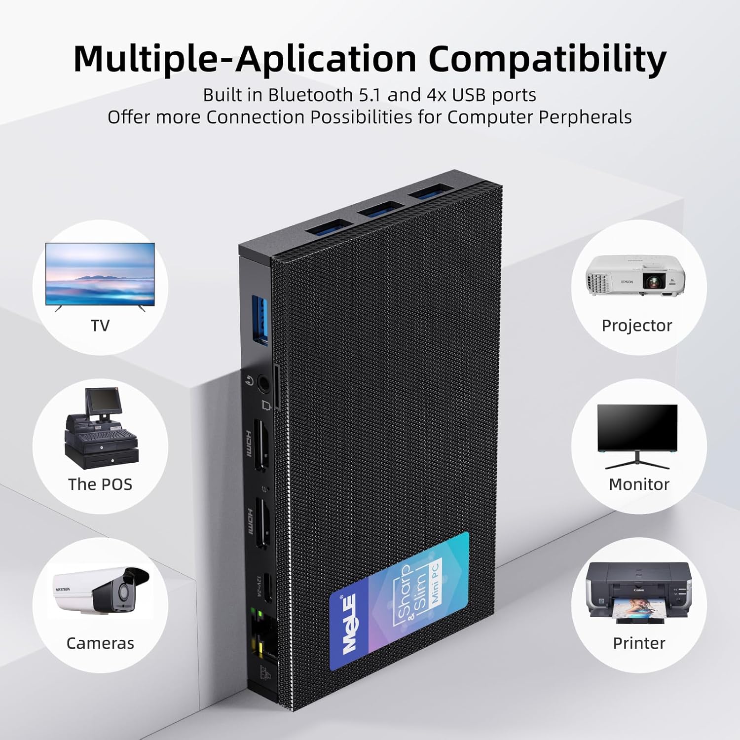 Mele Mini PC Fanless Quieter3Q N5105 16GB 512GB - immagine 3