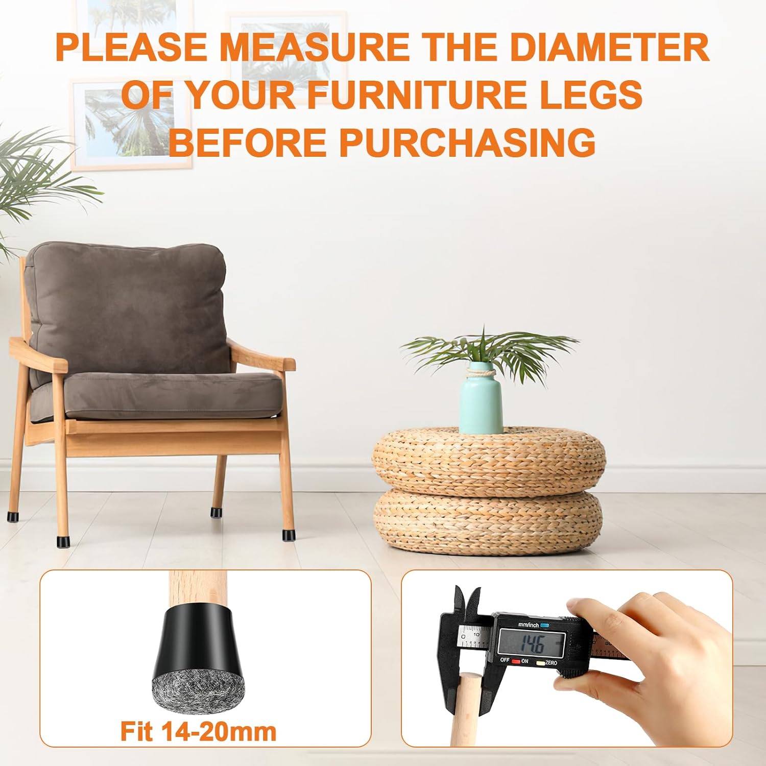 Coprigambe per Sedie in Silicone con Feltrini (40 pz) - immagine 6