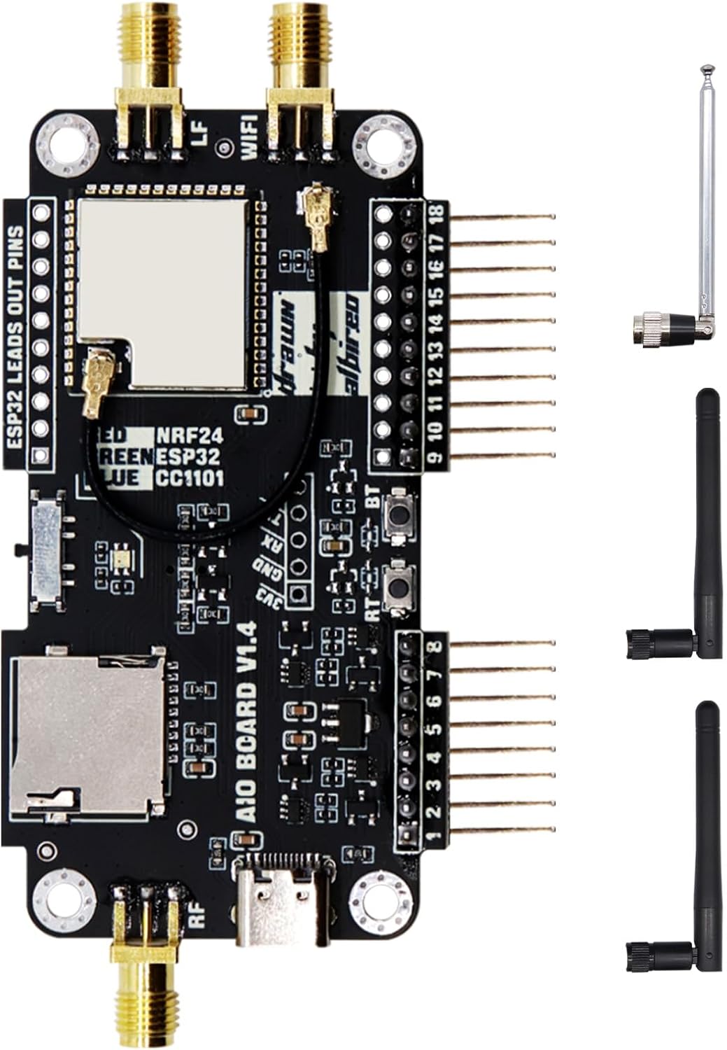 CC1101 + NRF24 + ESP32 Scheda di Espansione Flipper Zero - immagine 1