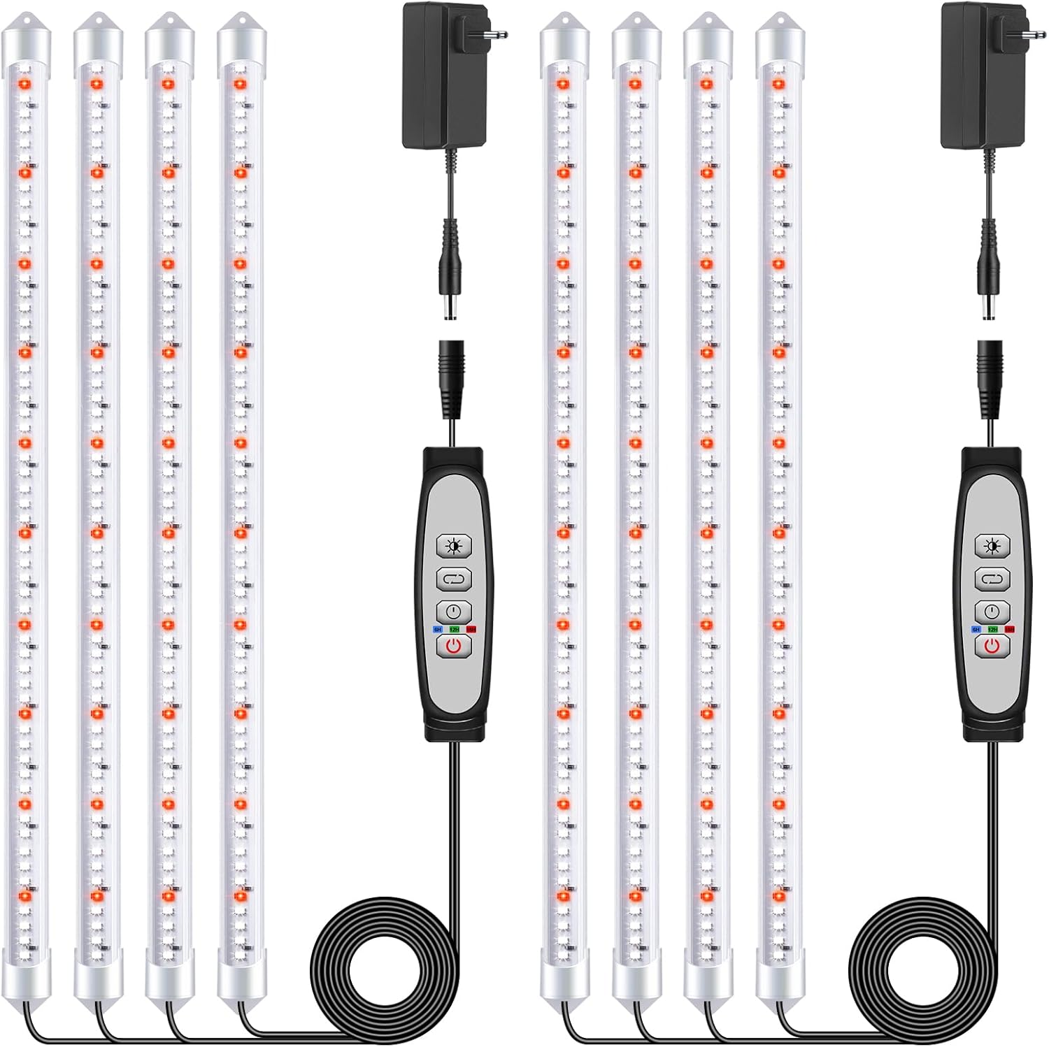 Lampada per Piante da Interno 4 Barre Full Spectrum - immagine 1