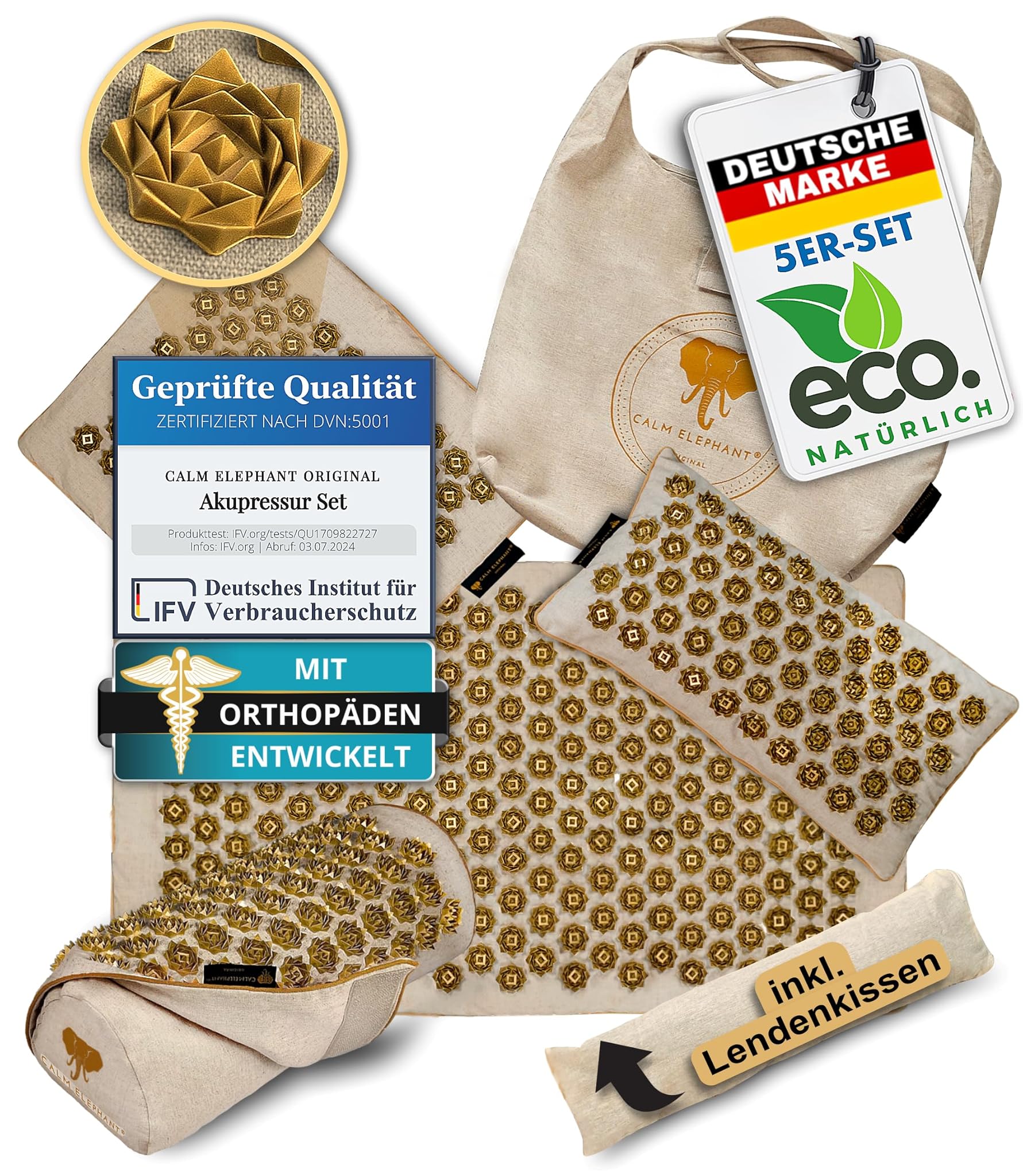 CALM ELEPHANT ORIGINAL® ULTIMATE - Tappetino Agopressione XXL