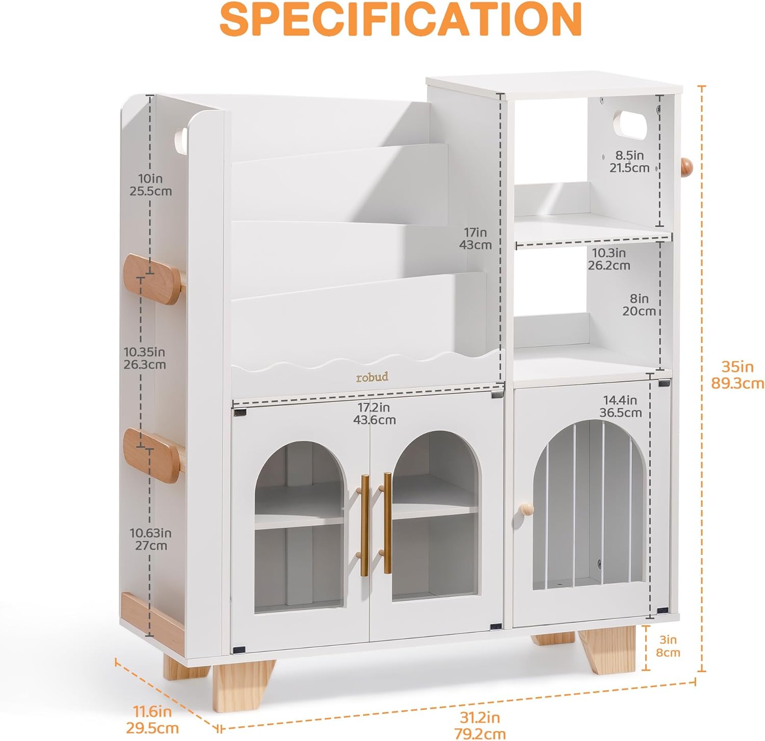 Robud Libreria per Bambini in Legno - immagine 2