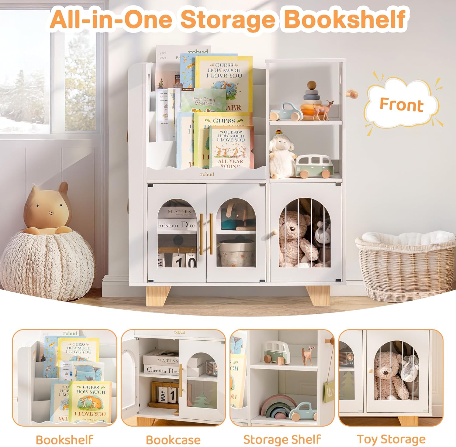 Robud Libreria per Bambini in Legno - immagine 4