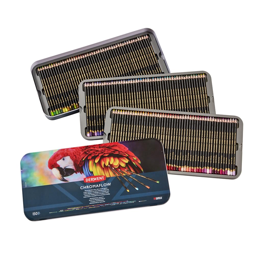 Derwent Chromaflow 2306263 - Set Matite 150 in Latta