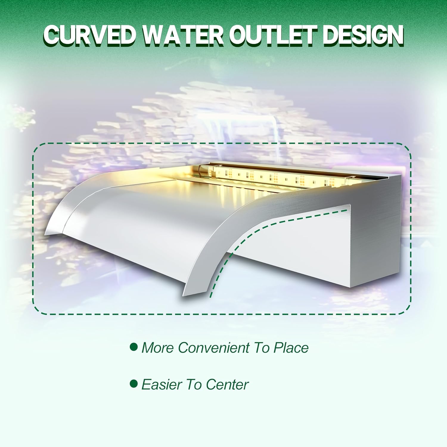 Longrun Set Lame per Stagno Acciaio Inox 304, 25,5cm - immagine 6