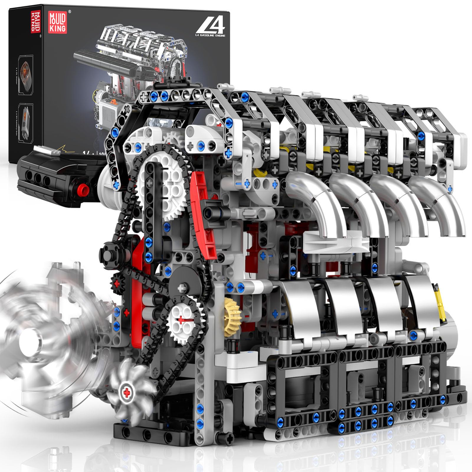 Mould King Set di costruzioni motore 10087S