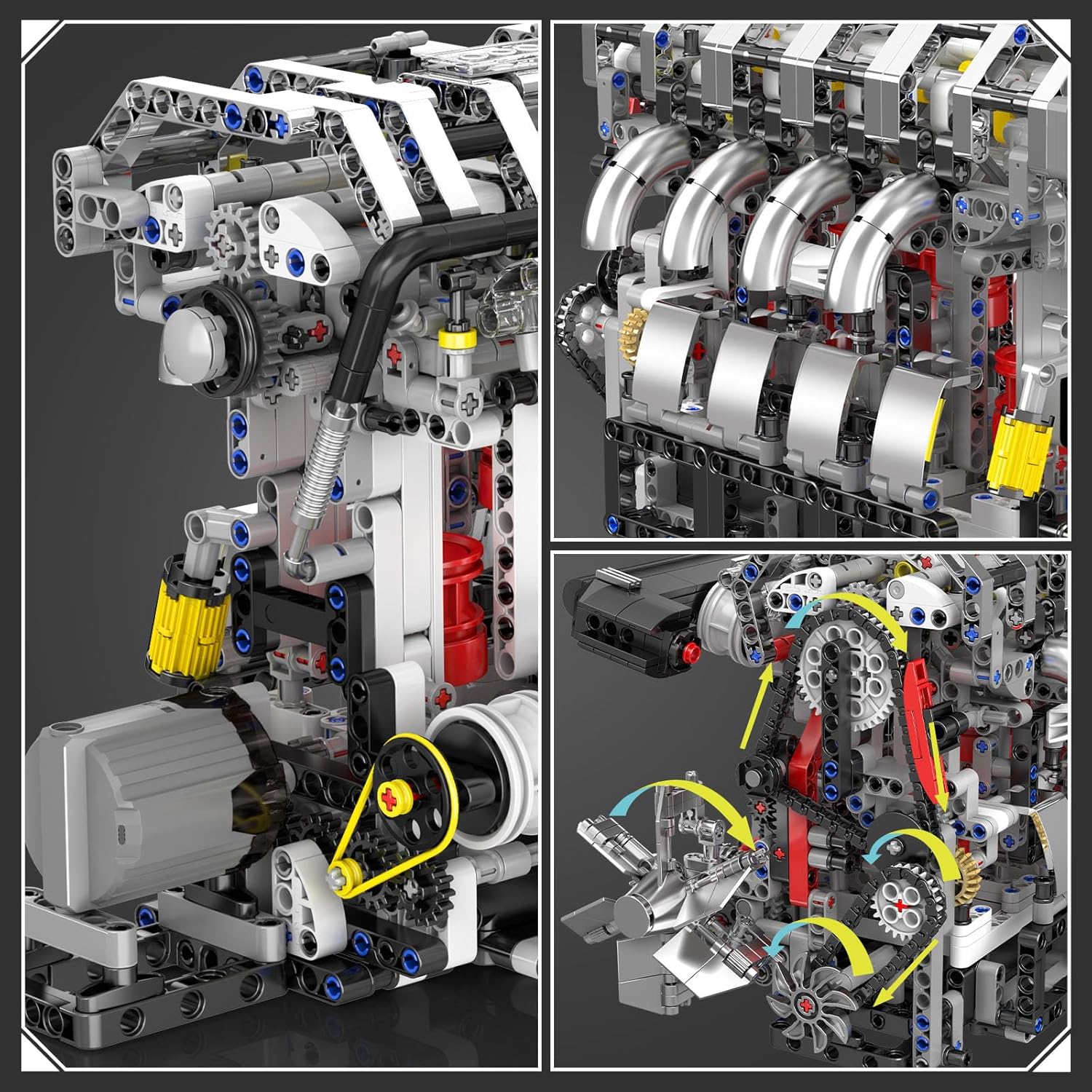 Mould King Set di costruzioni motore 10087S - immagine 4