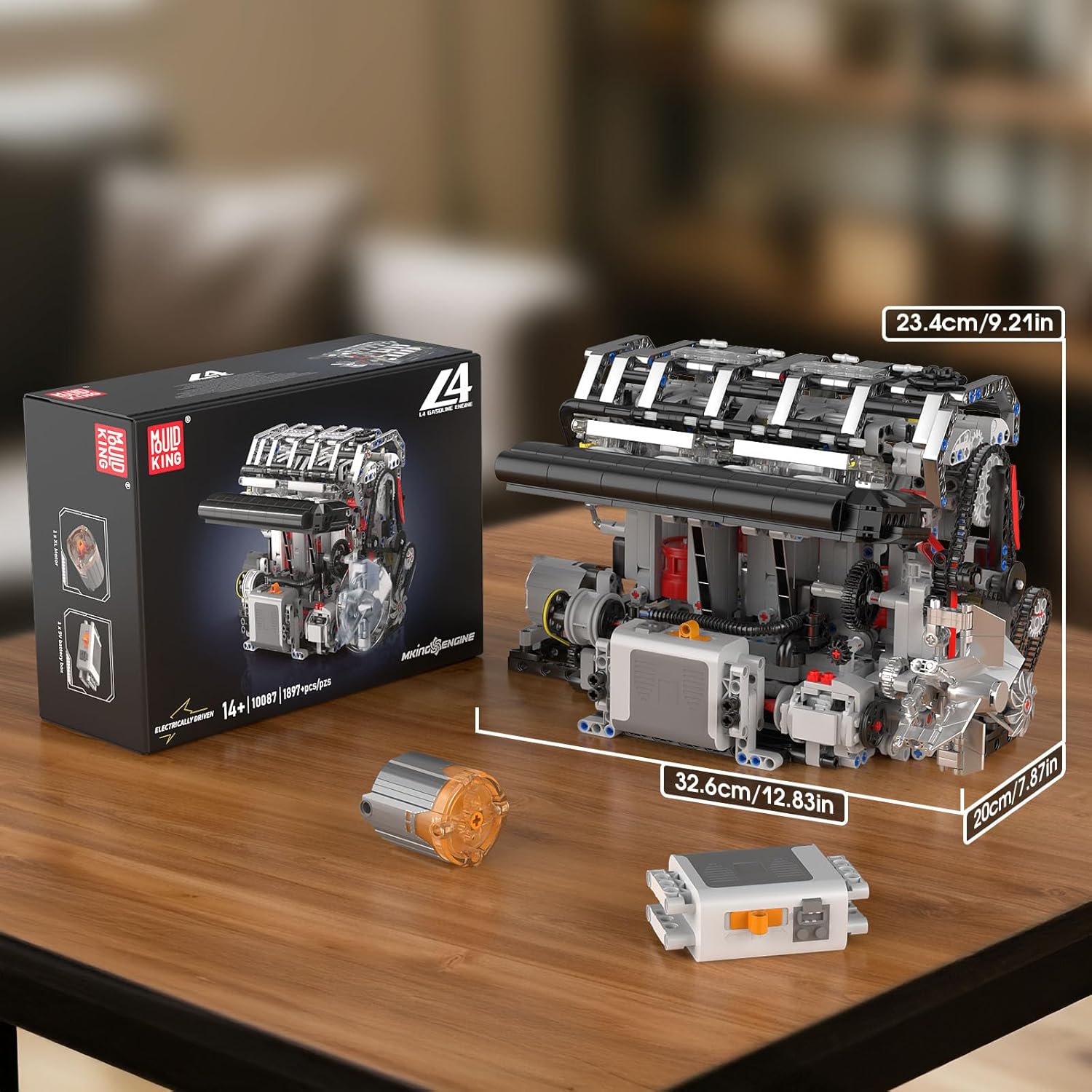 Mould King Set di costruzioni motore 10087S - immagine 5