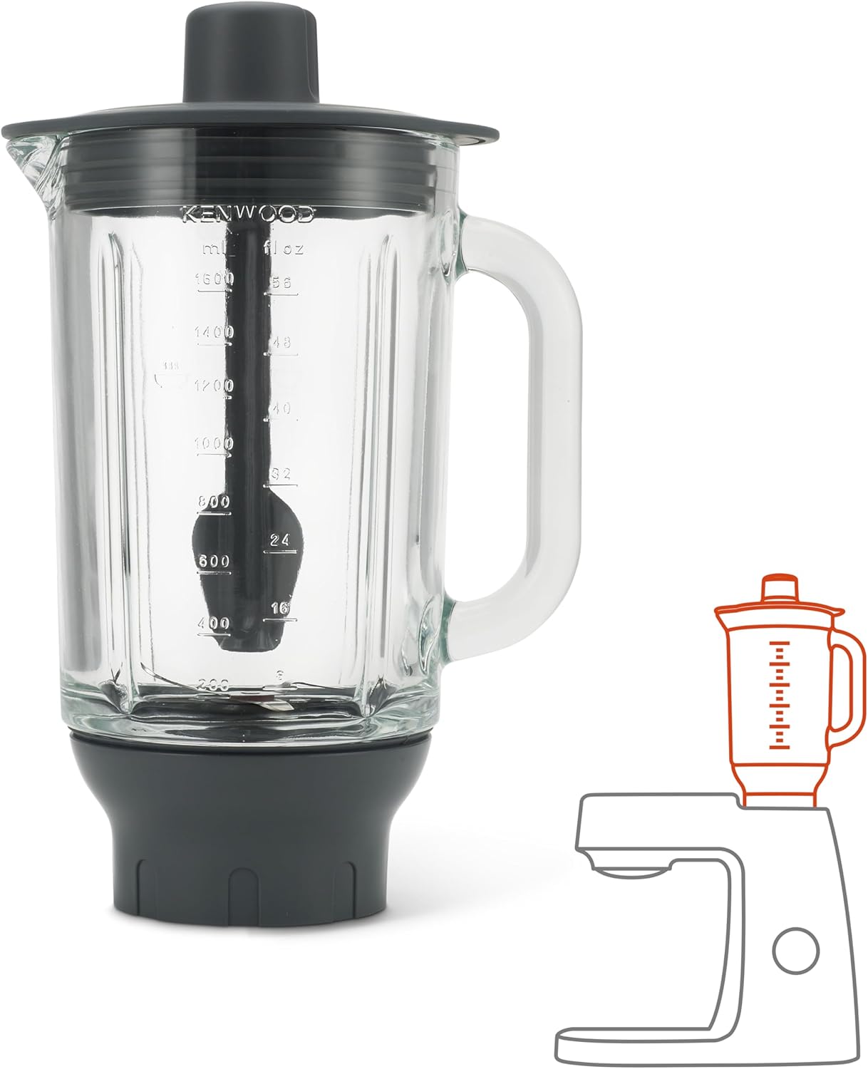 Kenwood KAH359GL Frullatore per Impastatrici 1,6L