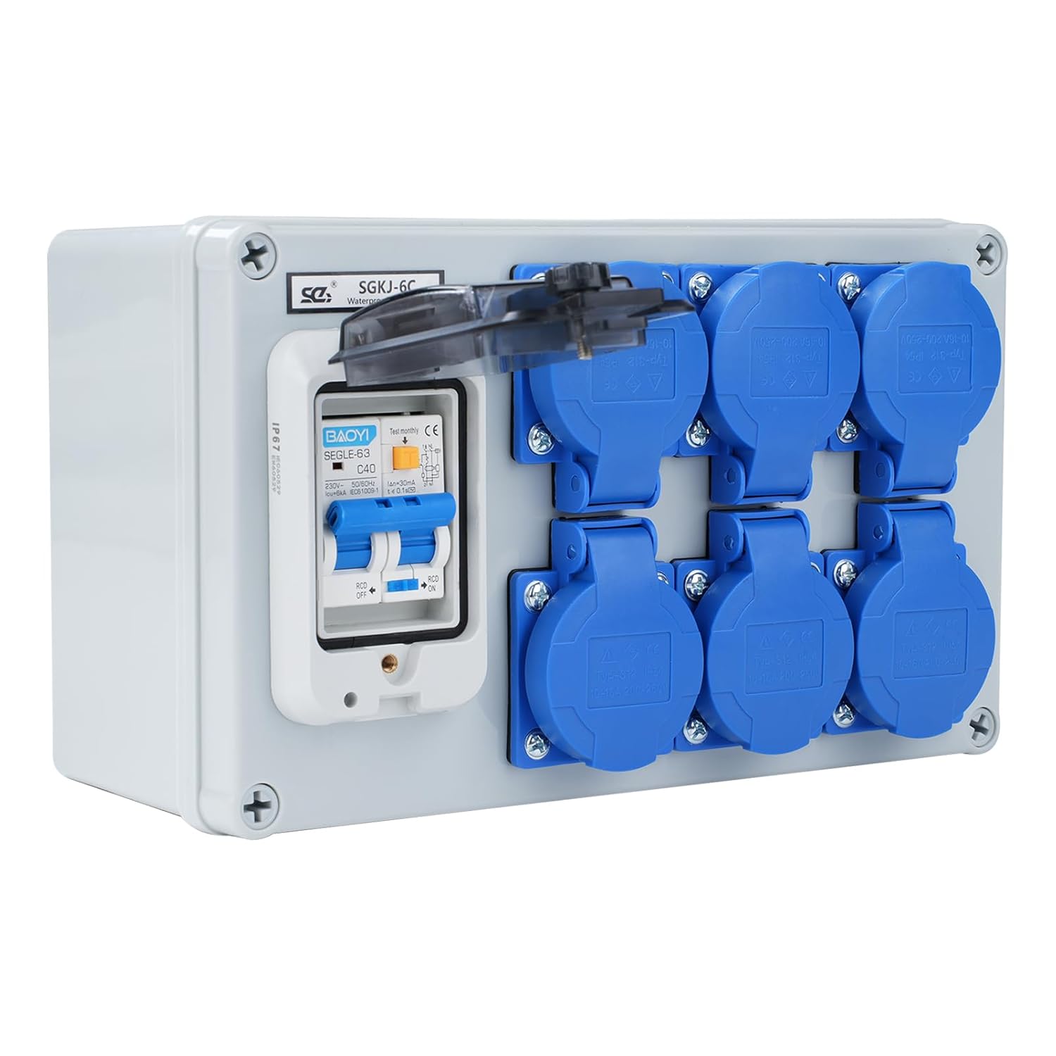 Distributore Corrente da Cantiere 16A IP54 - immagine 1