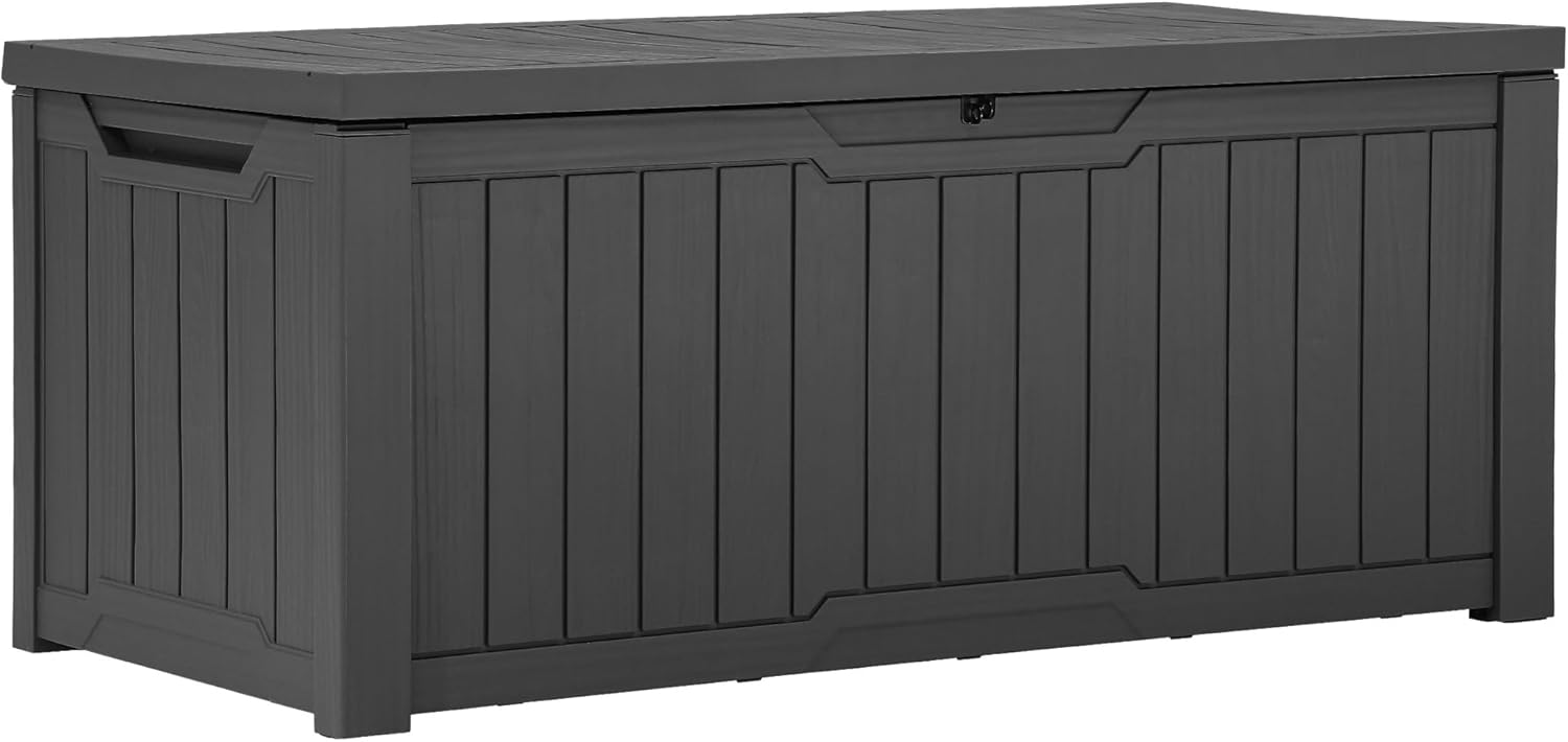 Yitahome Scatola portaoggetti per esterni 300 litri, grigio