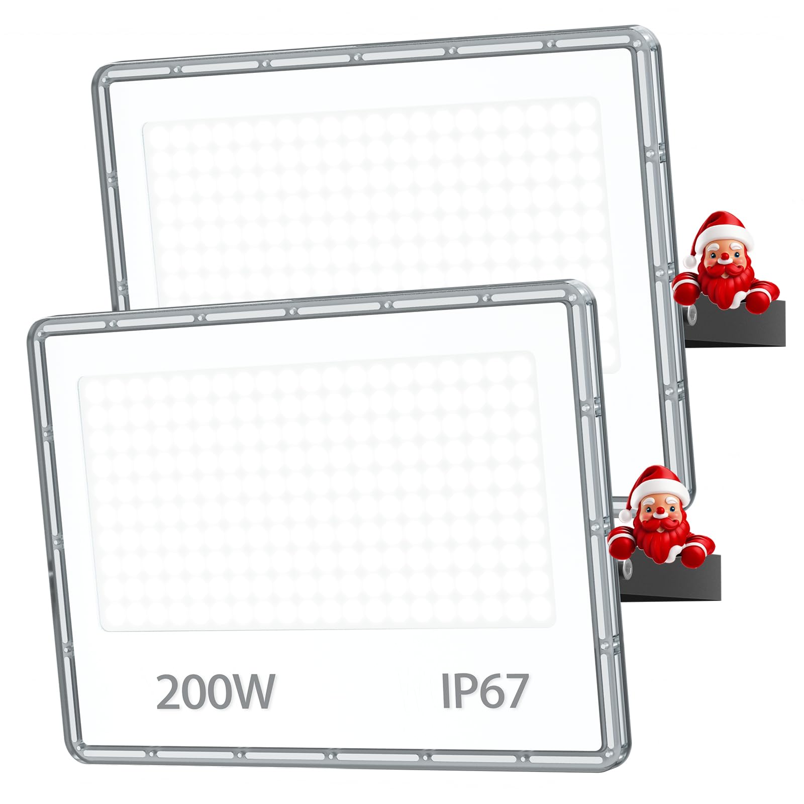 Faretto LED da Esterno 200W - 20000LM (2 Pezzi)