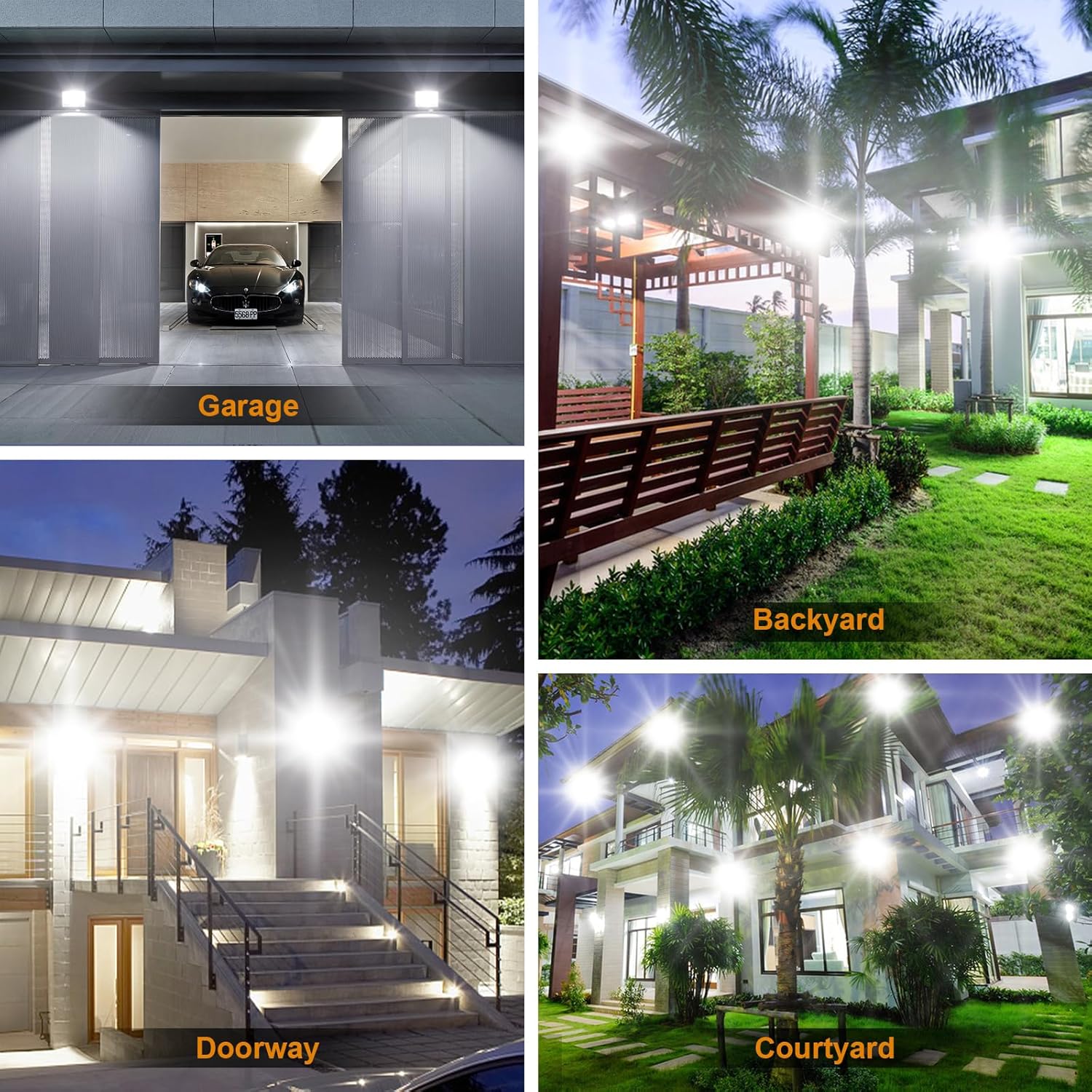 Faretto LED da Esterno 200W - 20000LM (2 Pezzi) - immagine 6