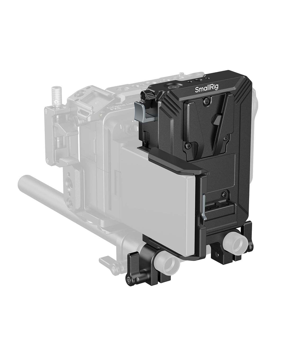 Smallrig Kit Piastra Batteria V-Mount per Aste LWS 15mm