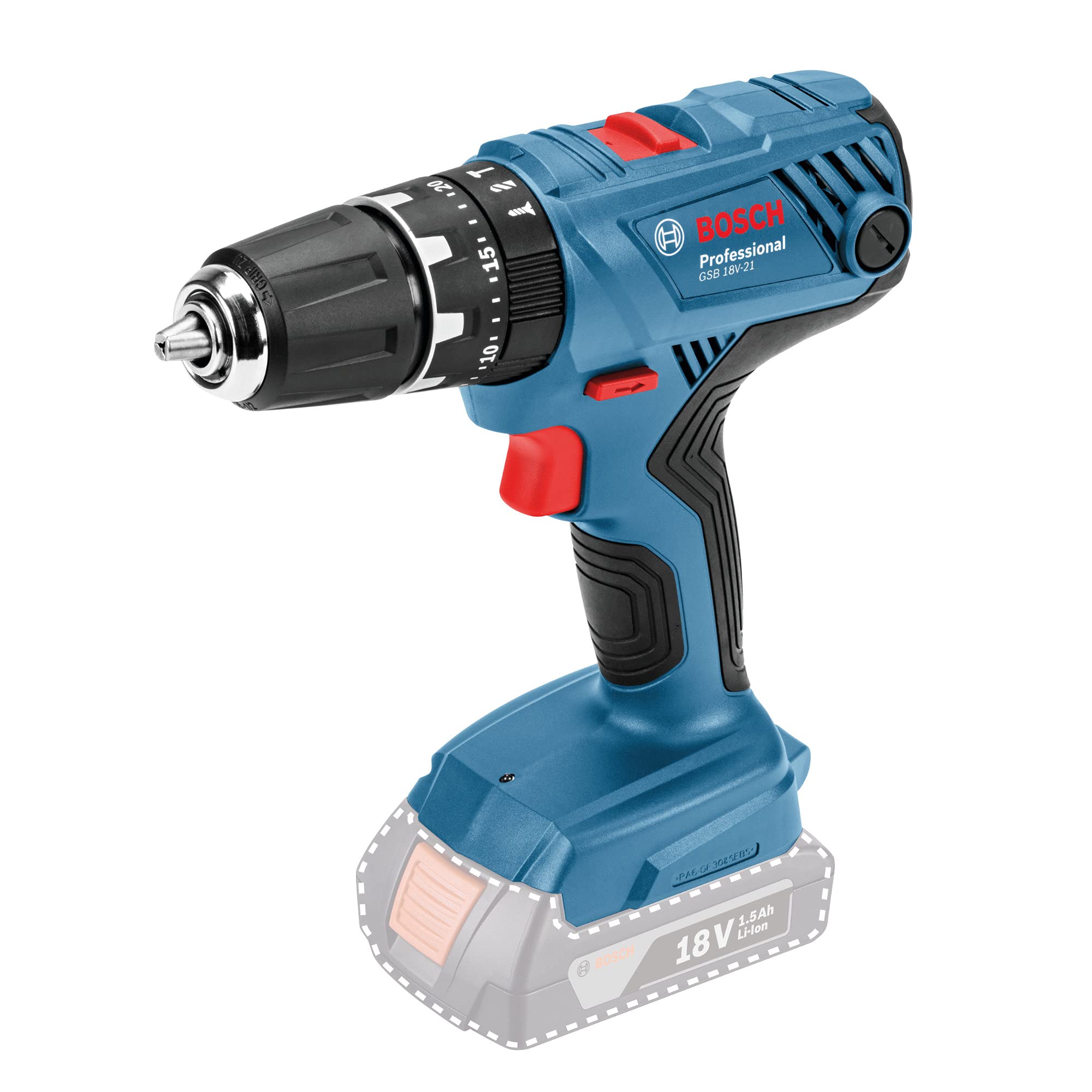 Bosch Professional GSB 18V-21 - Trapano-Avvitatore a Percussione