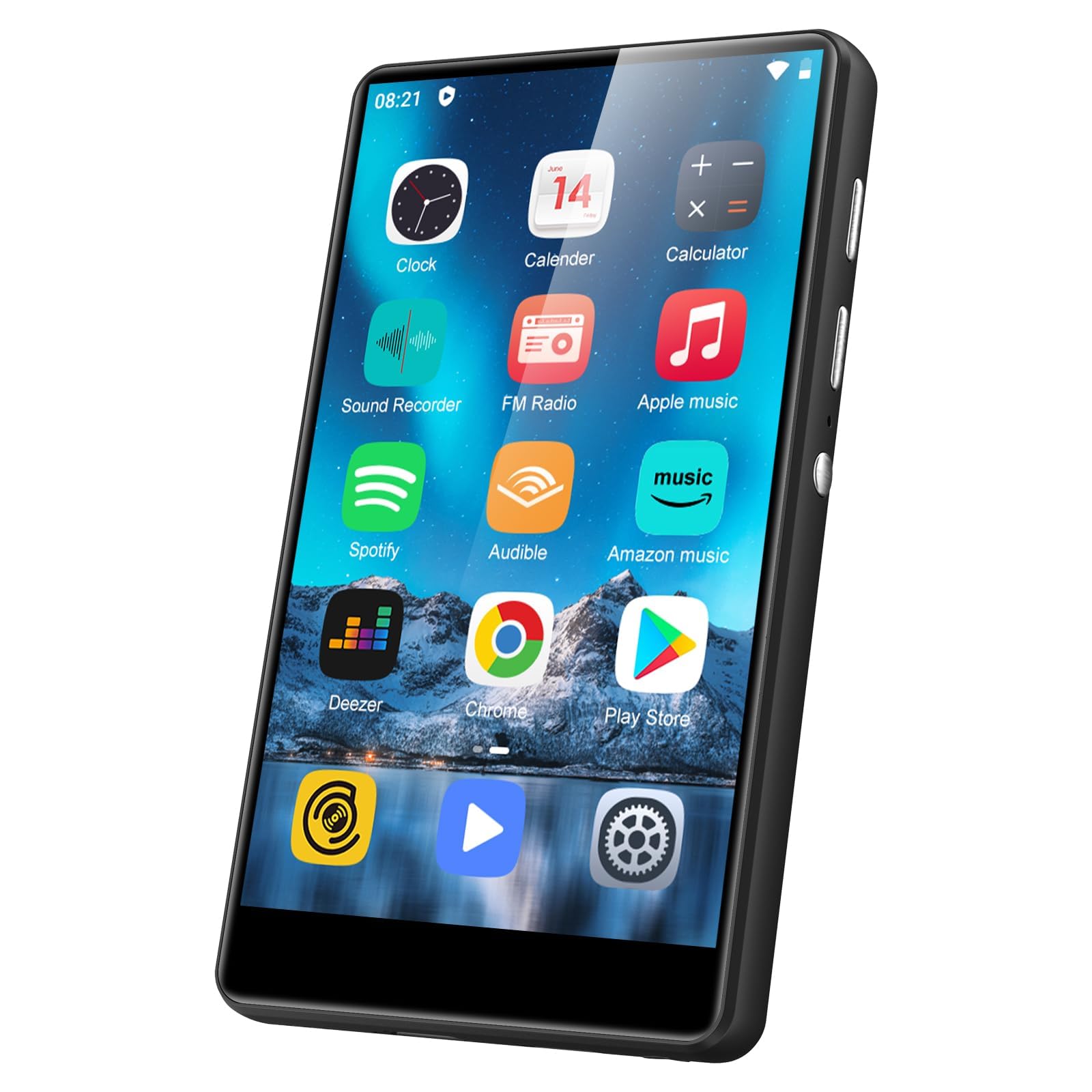 Swofy Lettore MP3 Spotify 80GB con Bluetooth e WiFi, Nero